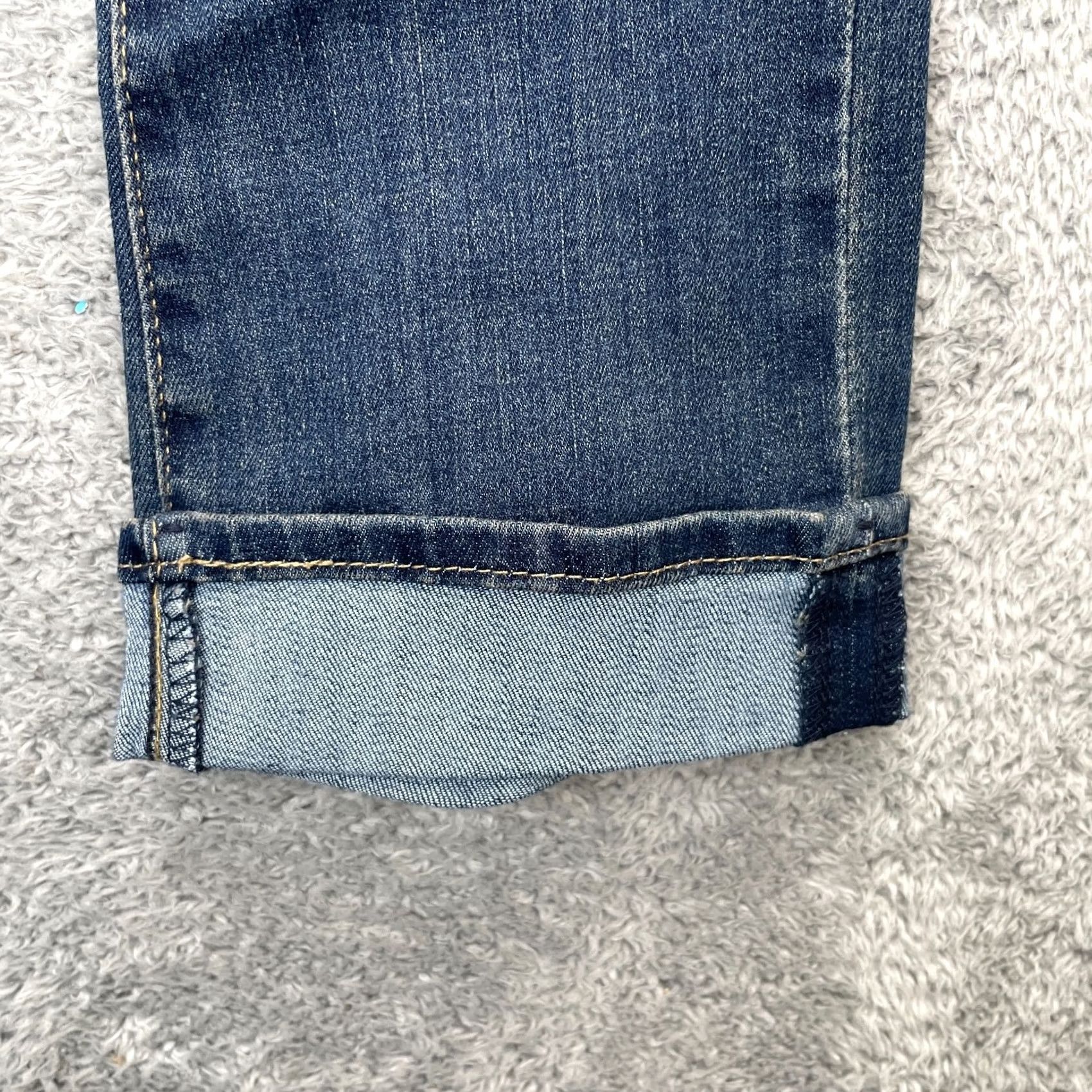 Levi's Levi's Jeans Capri 32x22 Blue Denim Cotton 5-Pocket Signature Gold Mid Rise Bootcut Womens Jeans Capris City Preppy Size 24" / US 00 / IT 34 - 5 Thumbnail