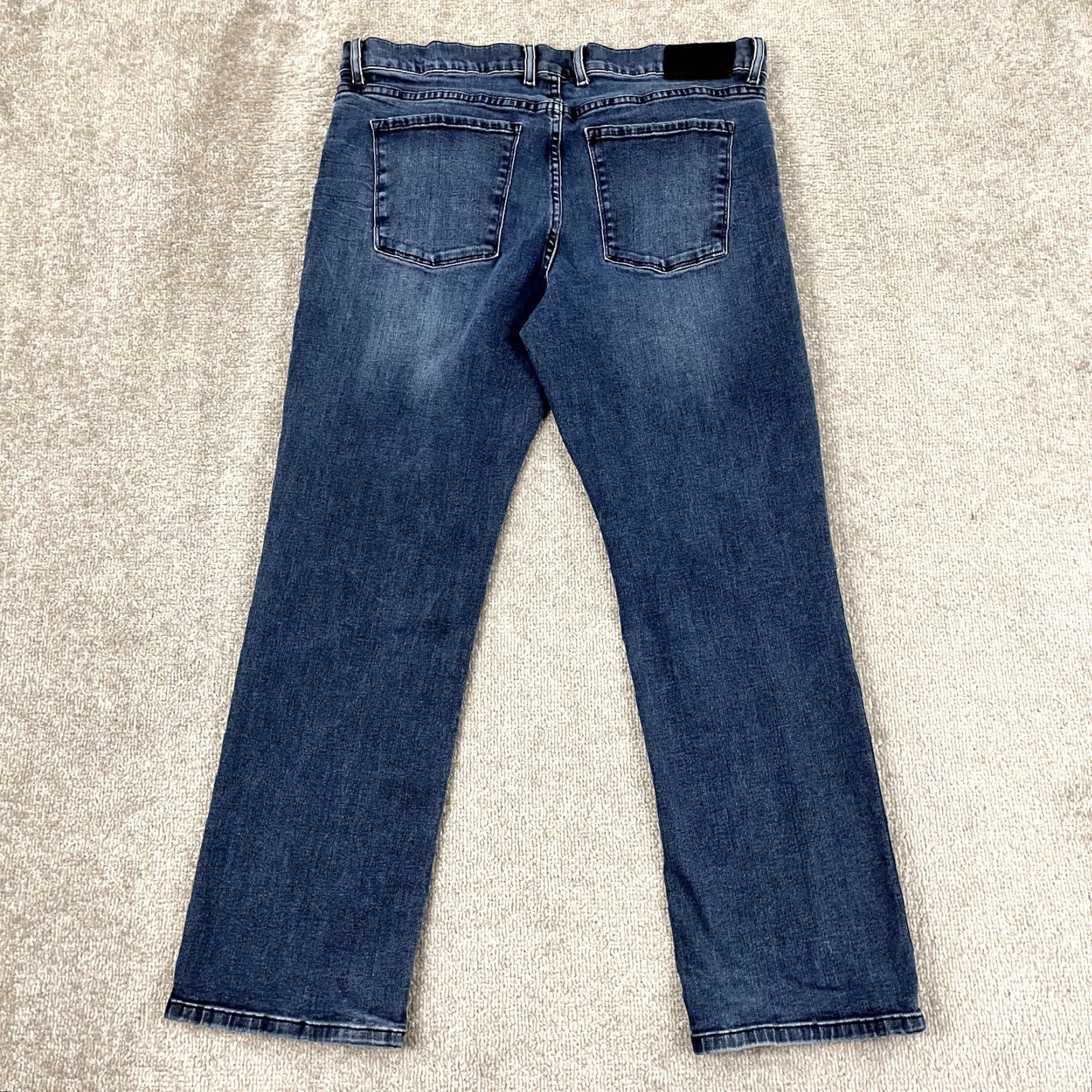 Mott & Bow Mott & Bow Jeans Mens 36 x 29 Straight Medium Blue Denim Stretch Casual Denim Jeans Casual Size US 36 / EU 52 - 5 Thumbnail