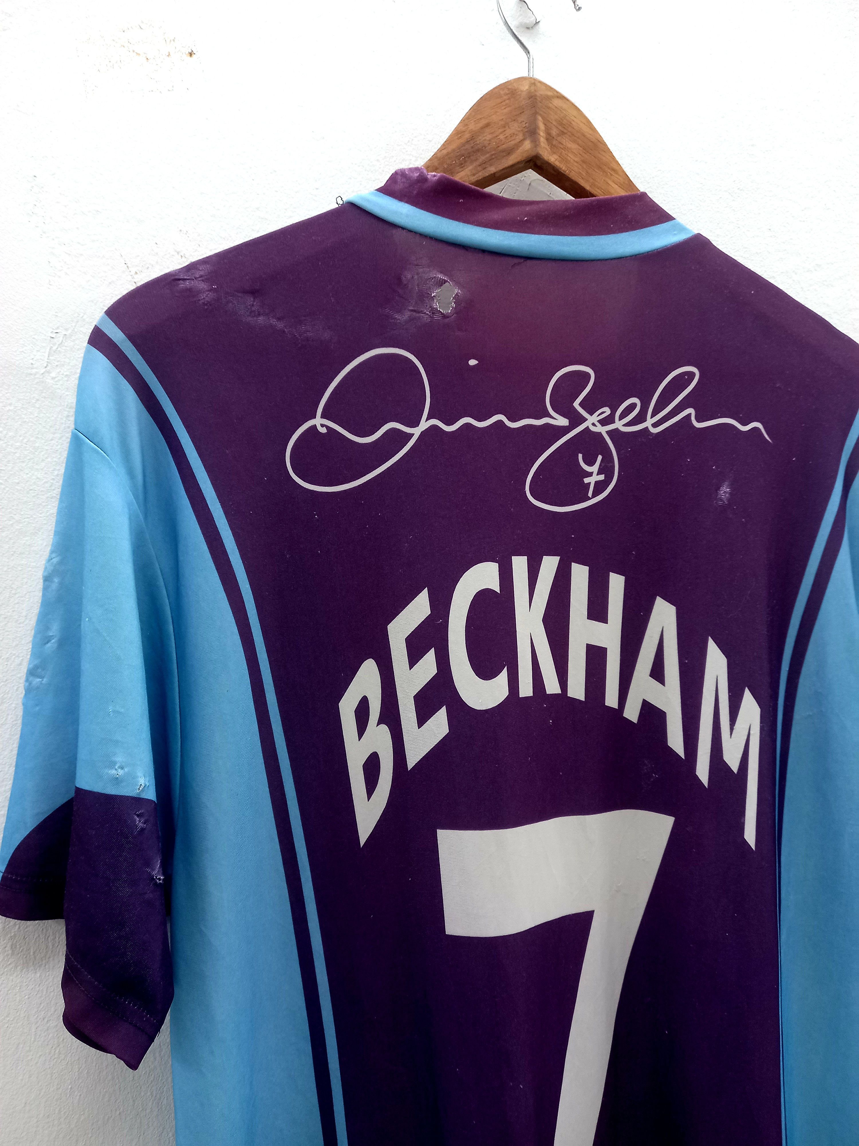 Pepsi David Beckham 2000s Pepsi Jersey ( DISTRESSED ) Size US L / EU 52-54 / 3 - 5 Thumbnail