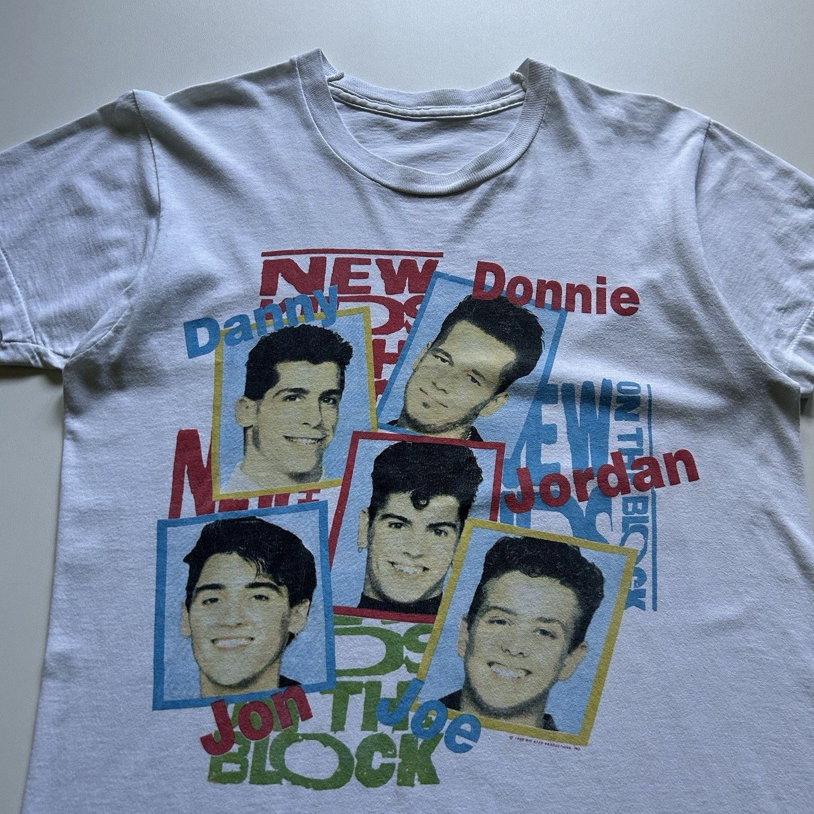 Band Tees Vintage 90s New Kids On The Block T-Shirt Medium NKOTB Rare Size US M / EU 48-50 / 2 - 2 Thumbnail