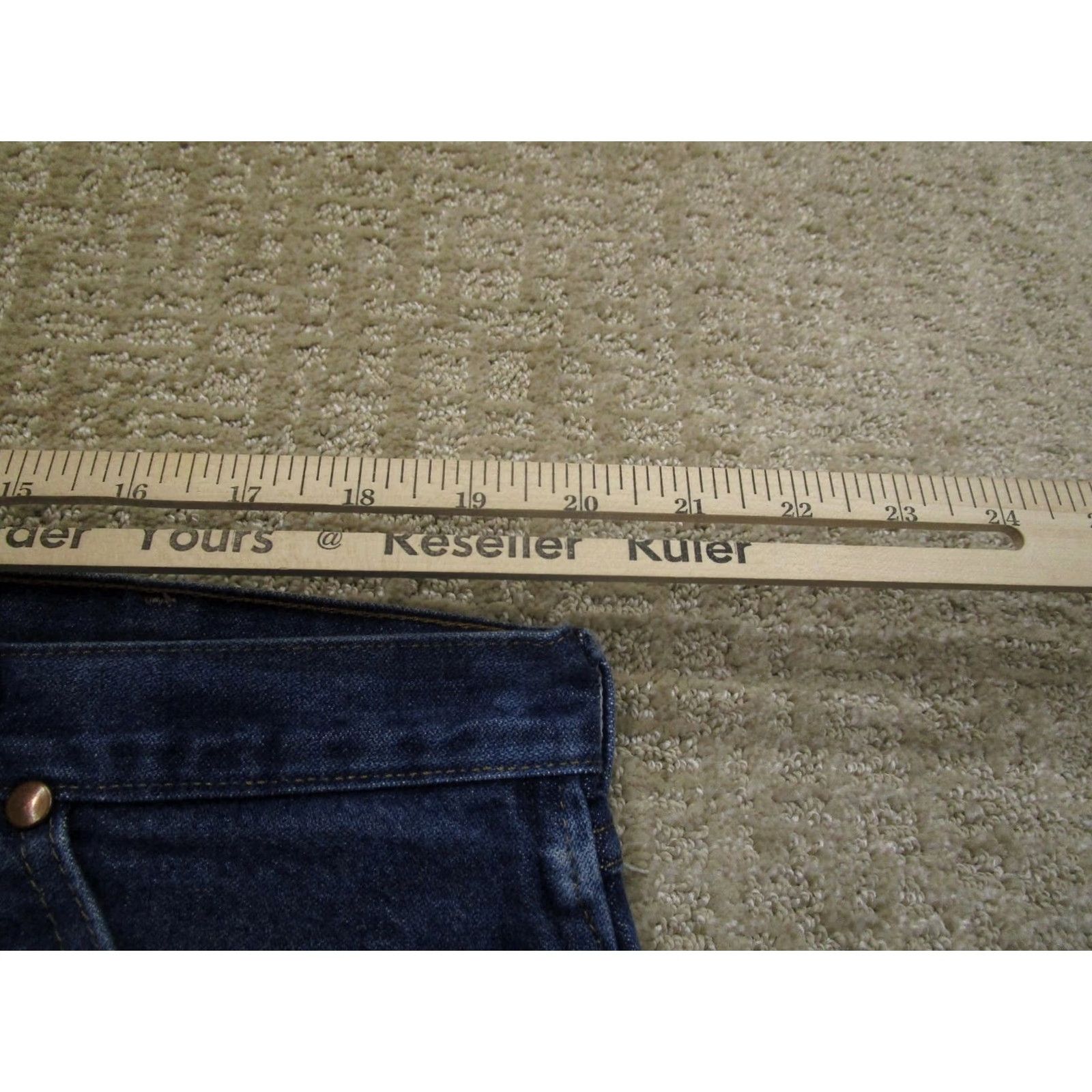 Wrangler Wrangler Jeans Mens 42x34 Blue Cowboy Cut Original Fit Western Pants Dark Wash Size US 42 / EU 58 - 5 Thumbnail