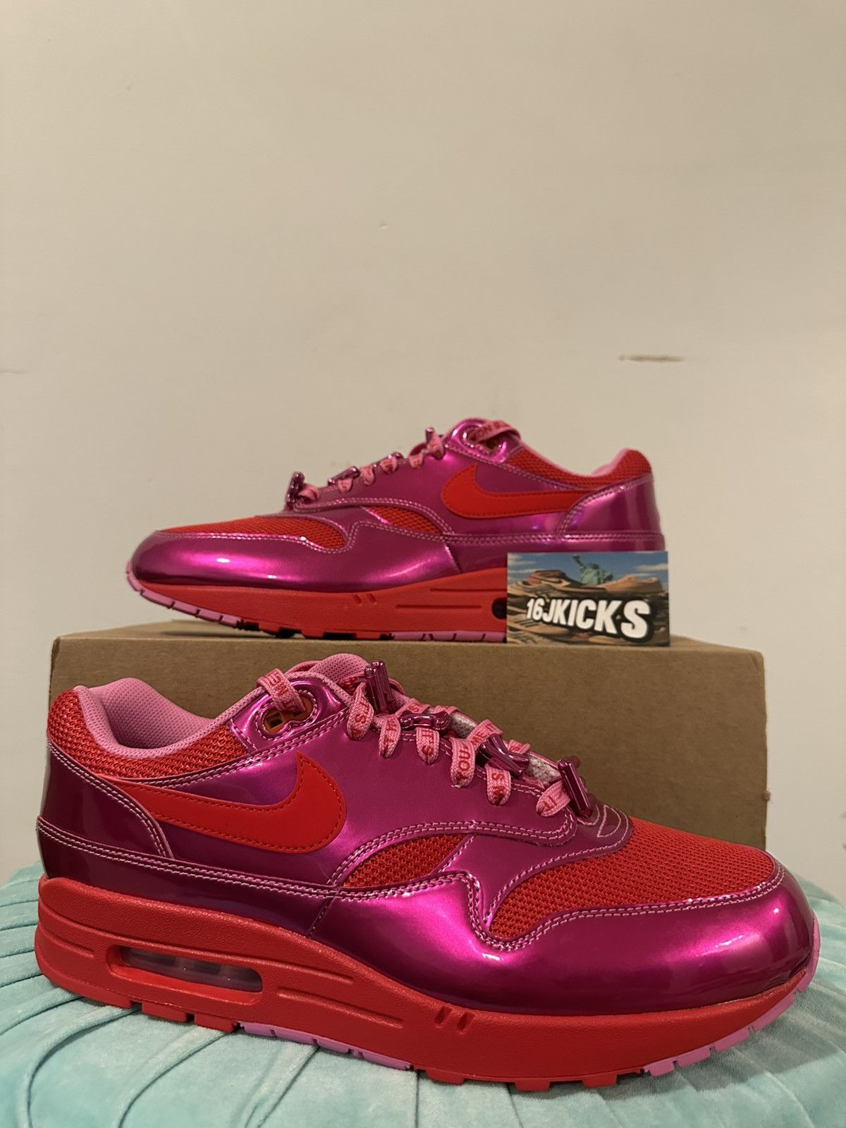 Nike Size 12 - Nike Air Max 1 Premium Valentine’s Day Pack Size US 12 / EU 45 - 1 Thumbnail