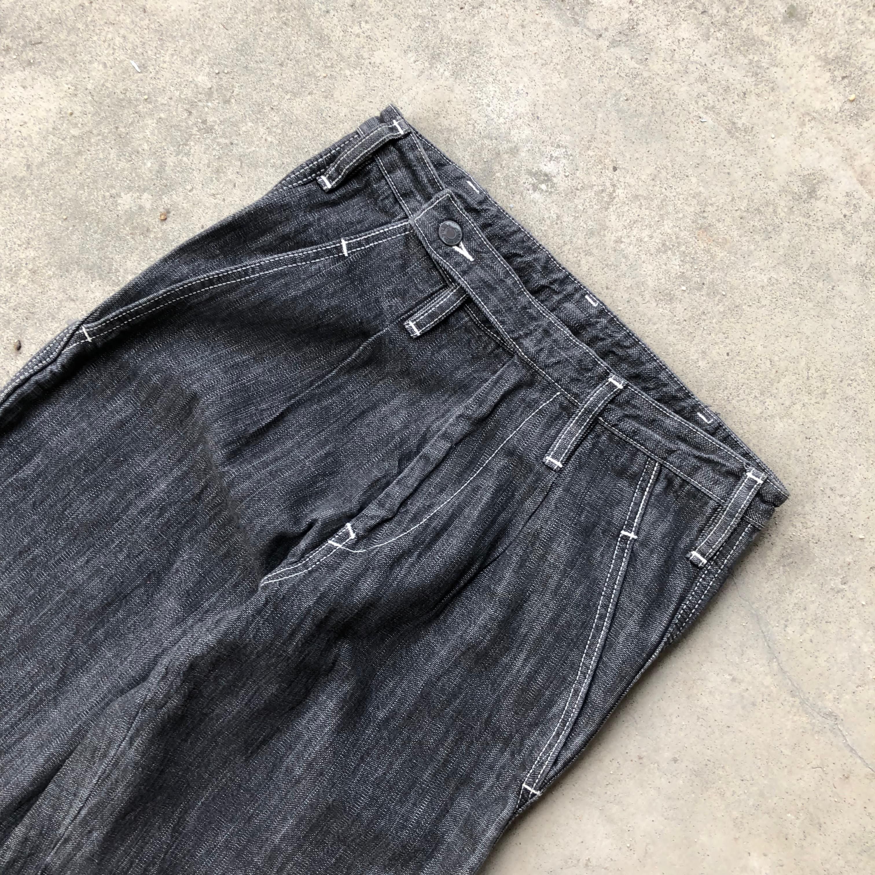 Y's for Men × Yohji Yamamoto AW2004 Yohji Yamamoto Double Layered Jeans Size US 30 / EU 46 - 4 Thumbnail