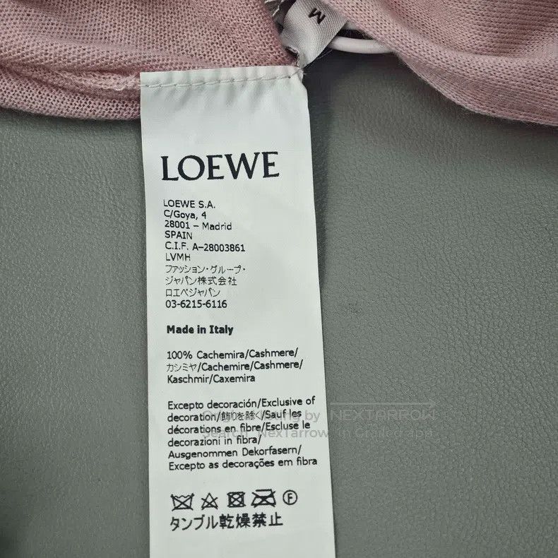 Loewe Loewe Pink embroidered logo cashmere crewneck sweater Size M / US 6-8 / IT 42-44 - 6 Thumbnail