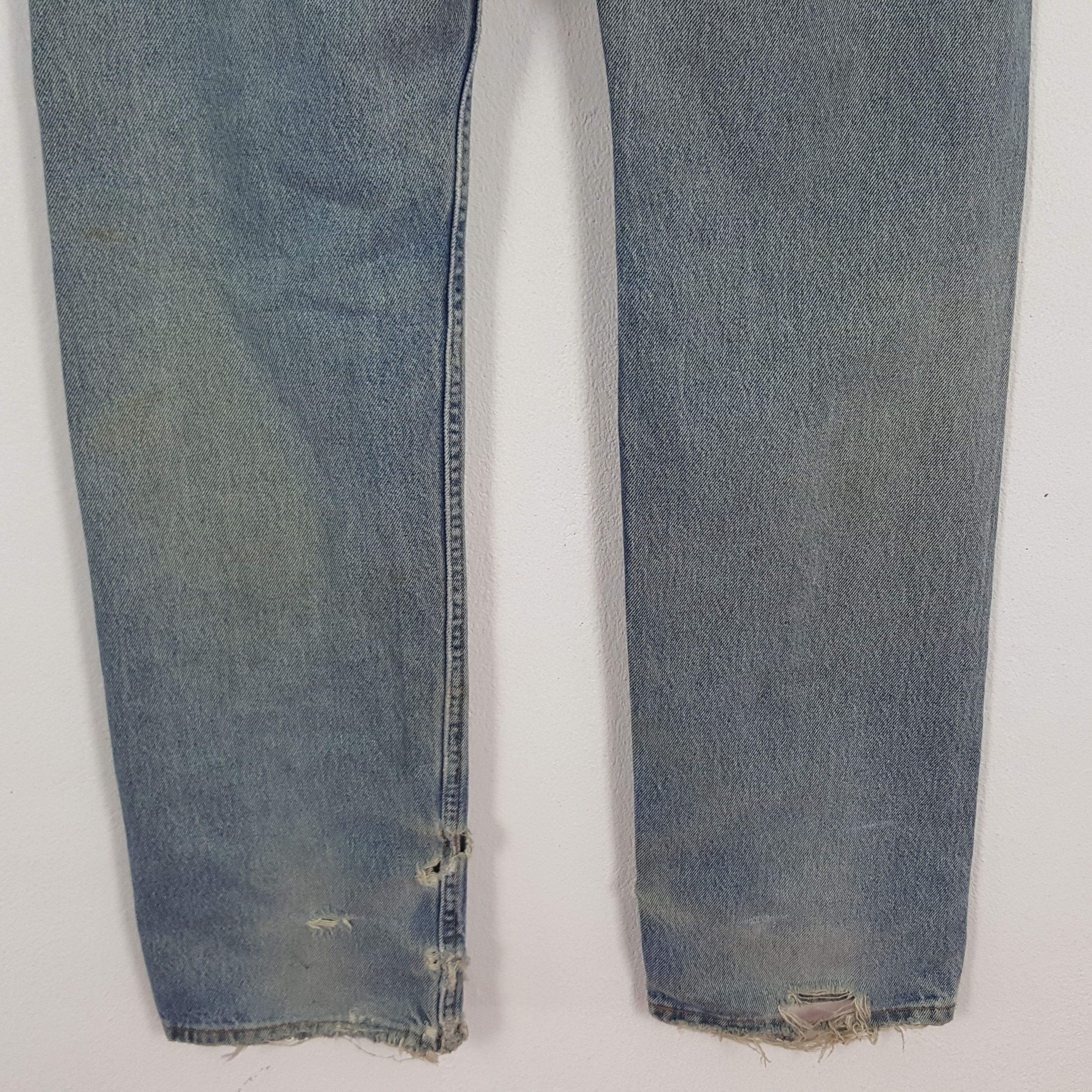 Levi's × Vintage Vintage Levis 505 Distressed Denim Jeans Size US 32 / EU 48 - 6 Thumbnail