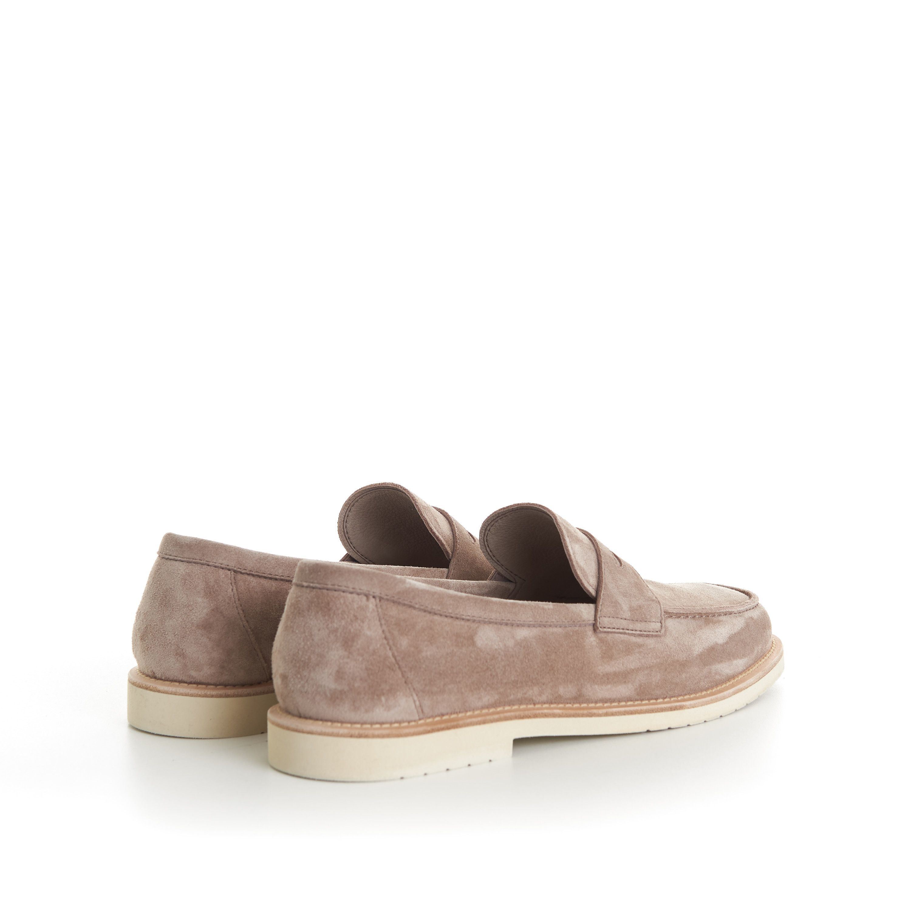 Brunello Cucinelli Reversed Calfskin Lightweight Penny Loafers Size US 7.5 / EU 40-41 - 7 Thumbnail