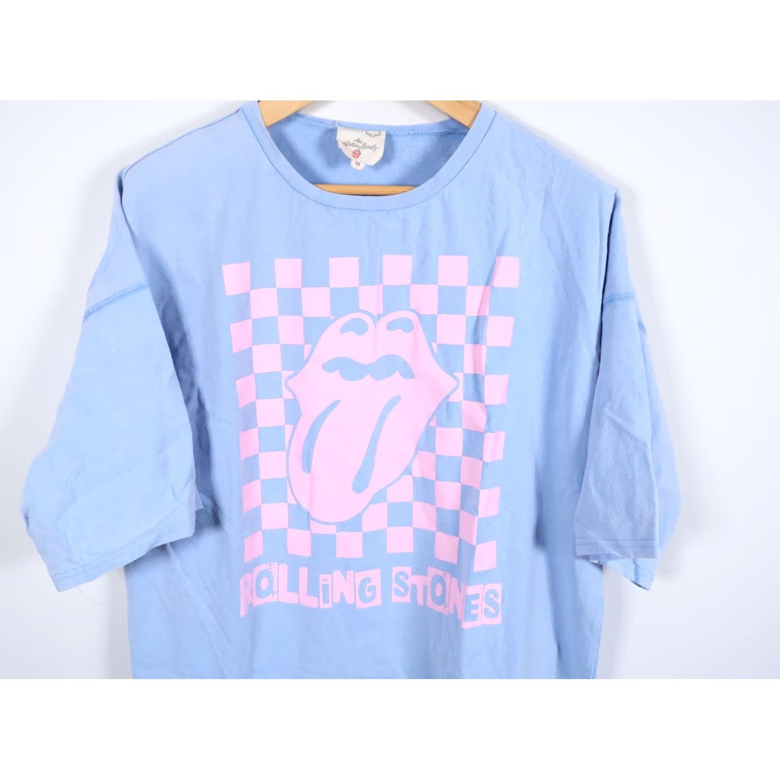 Vintage Fantastic Fawn Rolling Stones T-Shirt Adult Medium Blue Oversized Fit Women Size M / US 6-8 / IT 42-44 - 4 Thumbnail