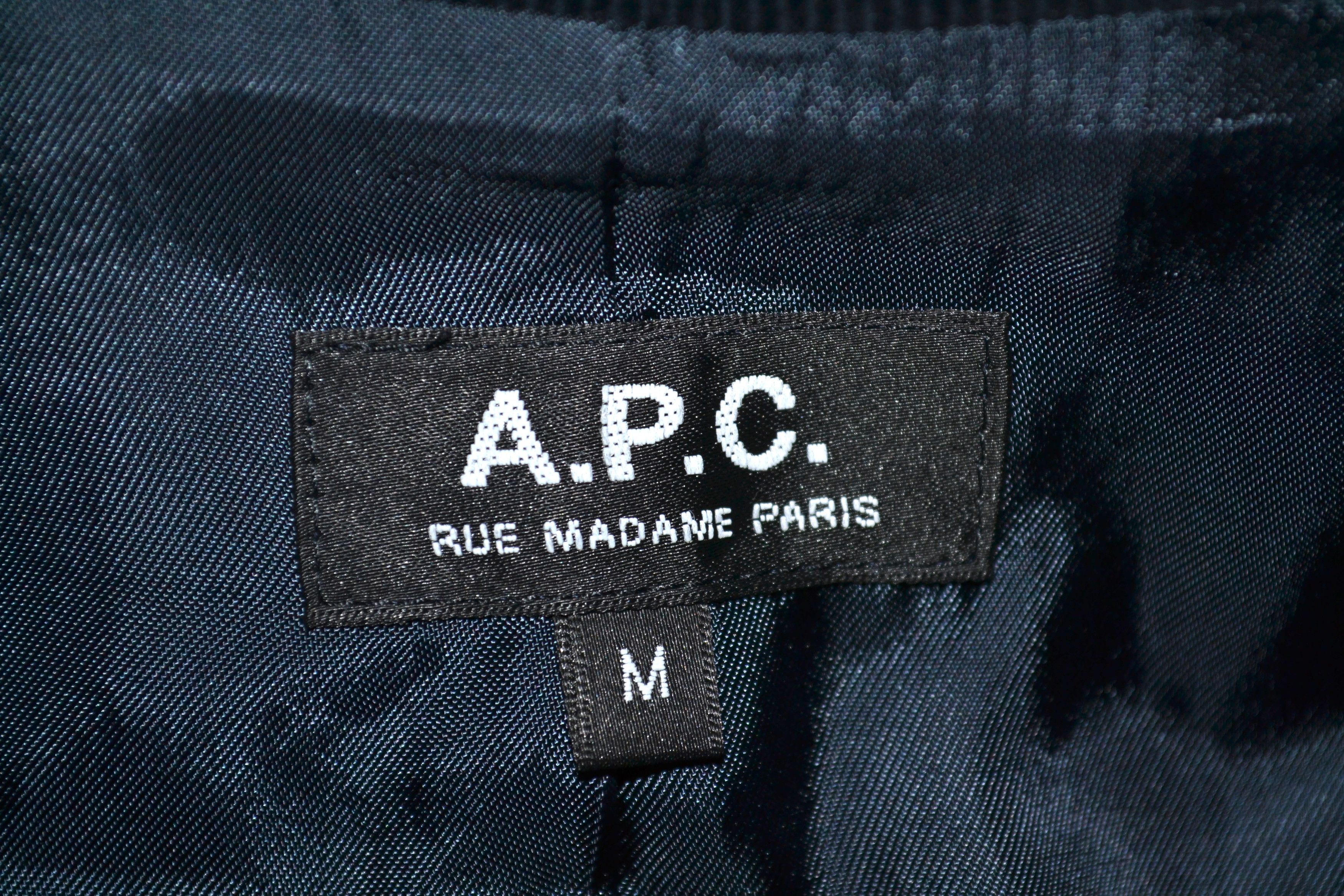 A.P.C. A.P.C. Velvet Blazer Size 48R - 10 Thumbnail