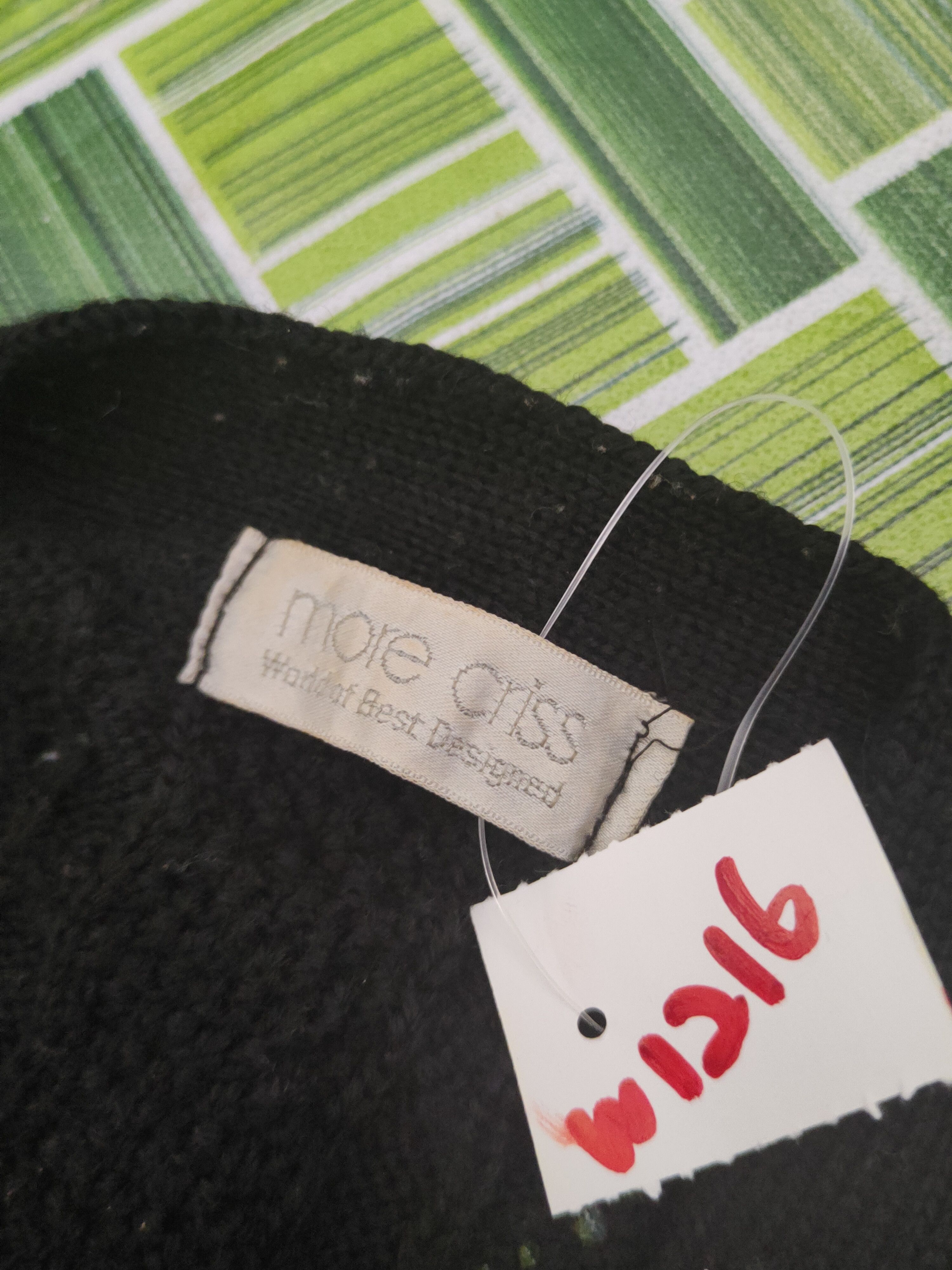 Aran Isles Knitwear × Japanese Brand More Criss Black Knitwear Cardigan #W1216 Size M / US 6-8 / IT 42-44 - 11 Thumbnail