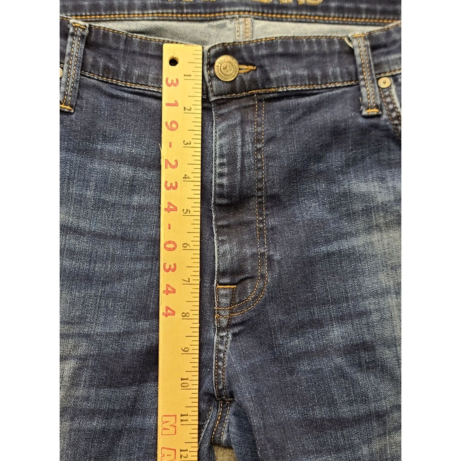 Vintage Mavi Jeans Mens 40x32 Zach Regular Fit Straight Leg Stretch Comfort Denim Blue 5-Pocket City College Preppy Mens Regular Jeans Size US 40 / EU 56 - 5 Thumbnail