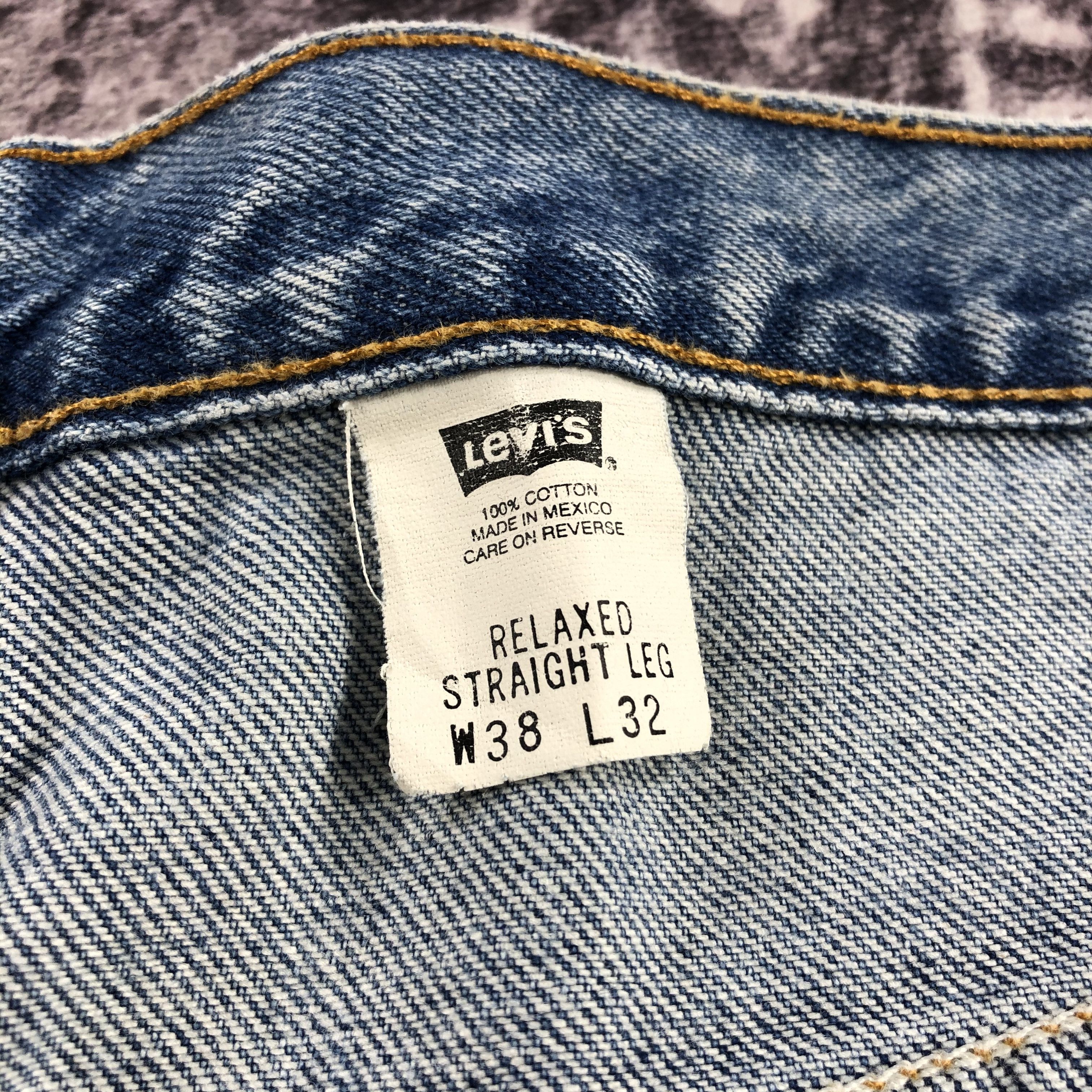 Levi's × Vintage Vintage 90s Blue Wash Levis Jeans-JM2558 Size US 38 / EU 54 - 10 Thumbnail