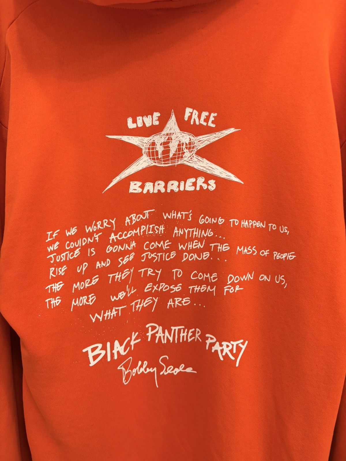 Barriers Barriers Bobby Orange Hoodie Size US L / EU 52-54 / 3 - 4 Thumbnail
