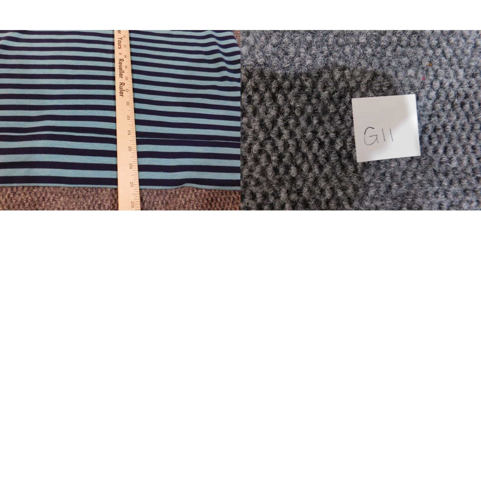 Vintage L.L. Bean Sweater Womens M Blue Striped Pullover Round Neck Outdoor Stretch Cable Knit Size M / US 6-8 / IT 42-44 - 9 Thumbnail