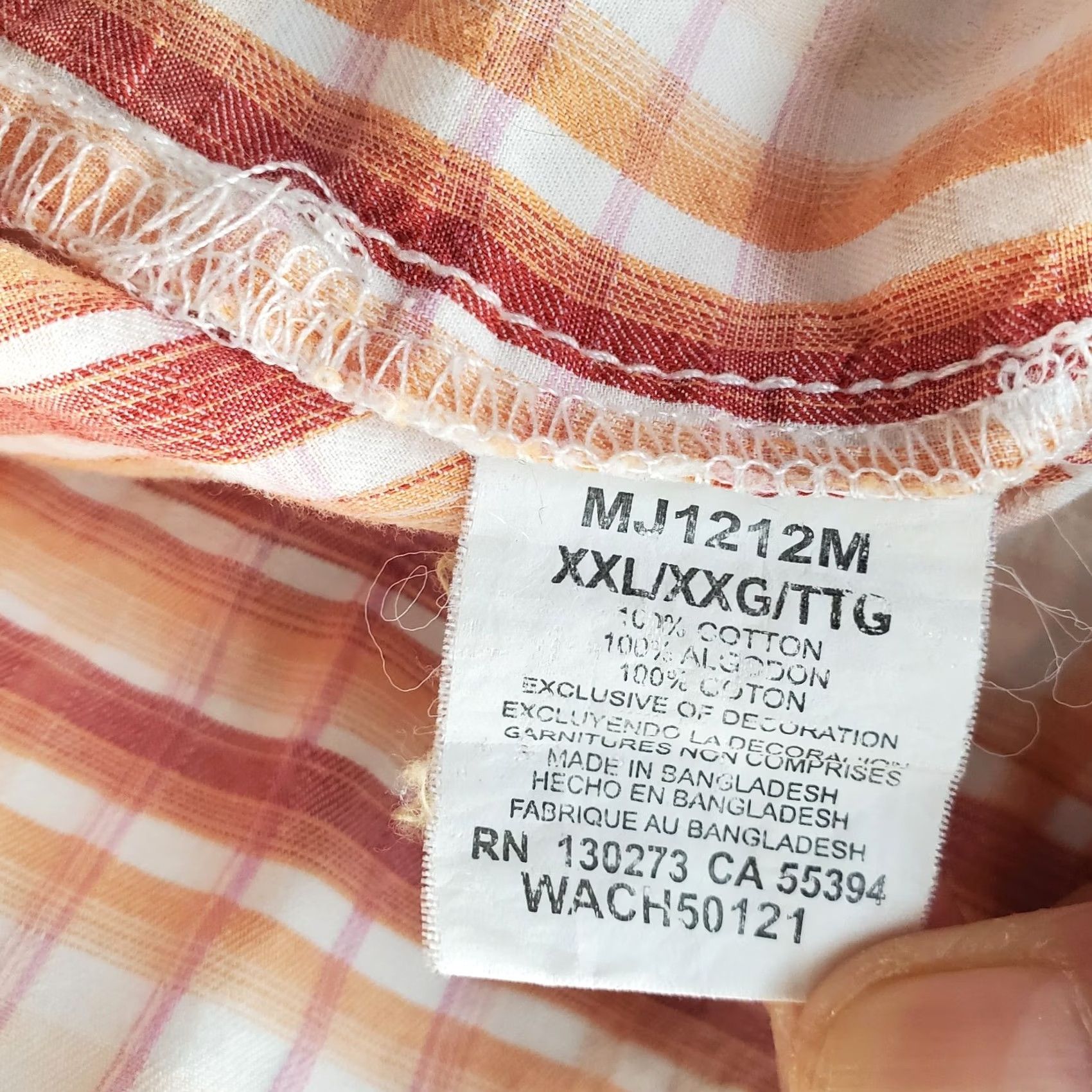 Vintage Twenty X Shirt Mens 2XL Multi Plaid Check Western Pockets Collared Button Down Shirt Size US XXL / EU 58 / 5 - 7 Thumbnail
