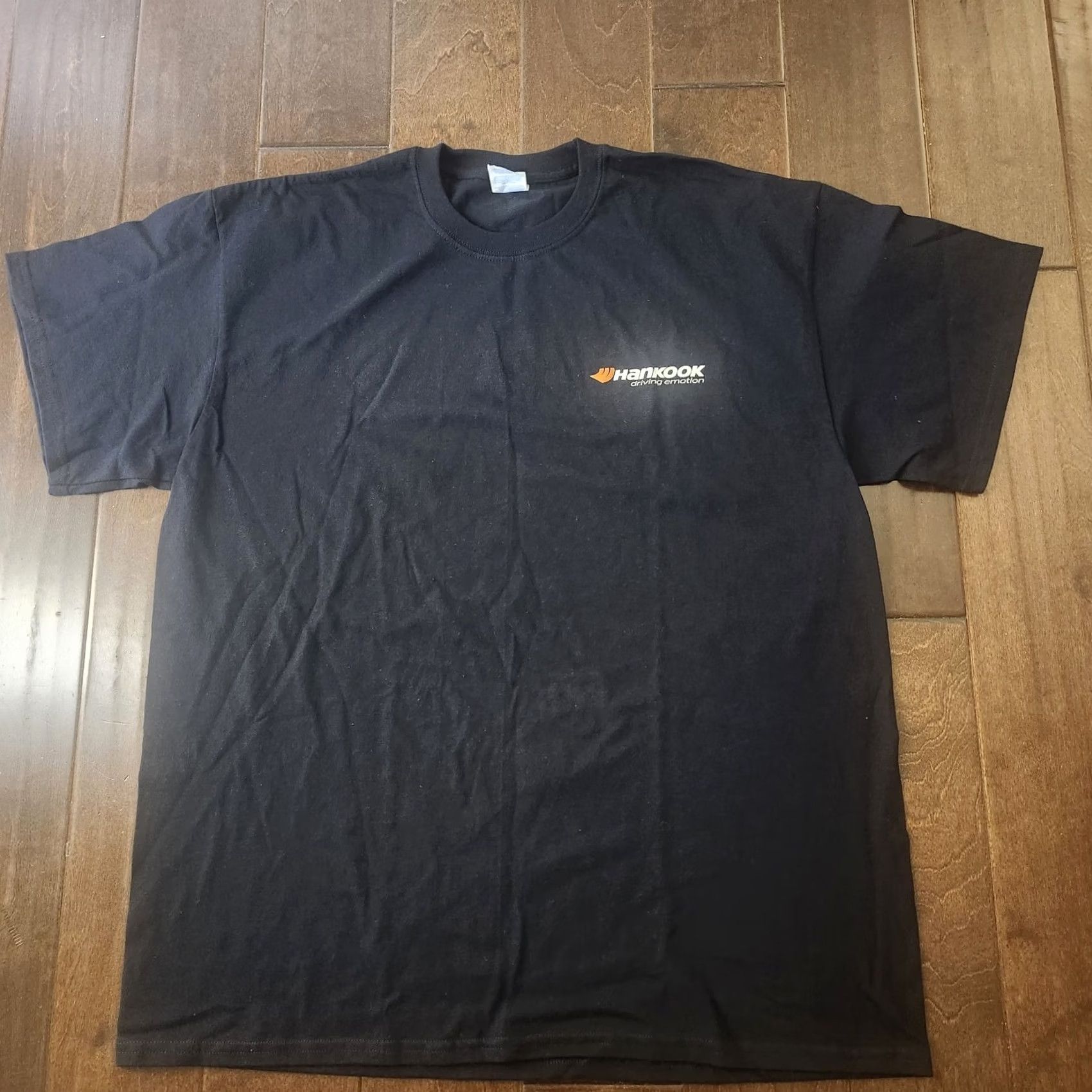 Port & Company Hankook Tire T Shirt Mens XL Black Logo Graphic Short Sleeve Tee Size US XL / EU 56 / 4 - 3 Thumbnail