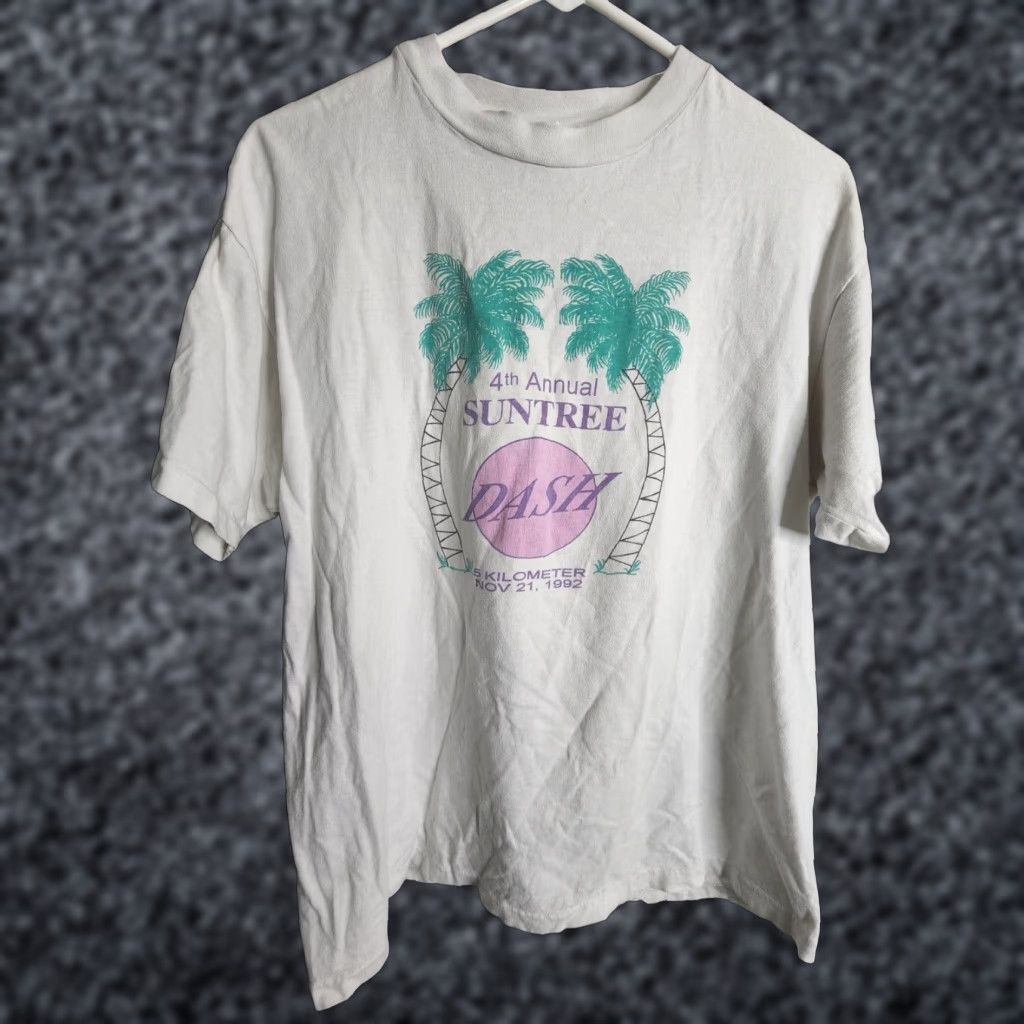 Doublet VINTAGE Mens L T Shirt Double-Sided 90s TEQUILA White Cotton Crew Neck Short Sleeve Graphic Print, Casual, Regular Fit, Vintage, Men, Size L Size US L / EU 52-54 / 3 - 1 Thumbnail