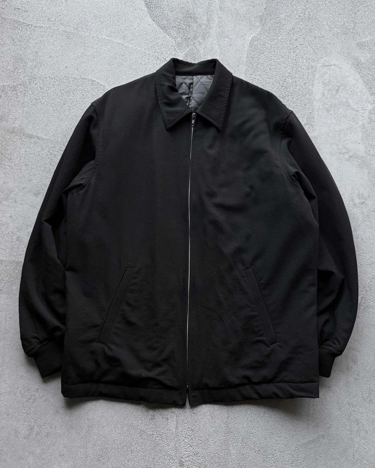 Issey Miyake denim im-product issey miyake oversized wool bomber jacket Size US L / EU 52-54 / 3 - 1 Thumbnail
