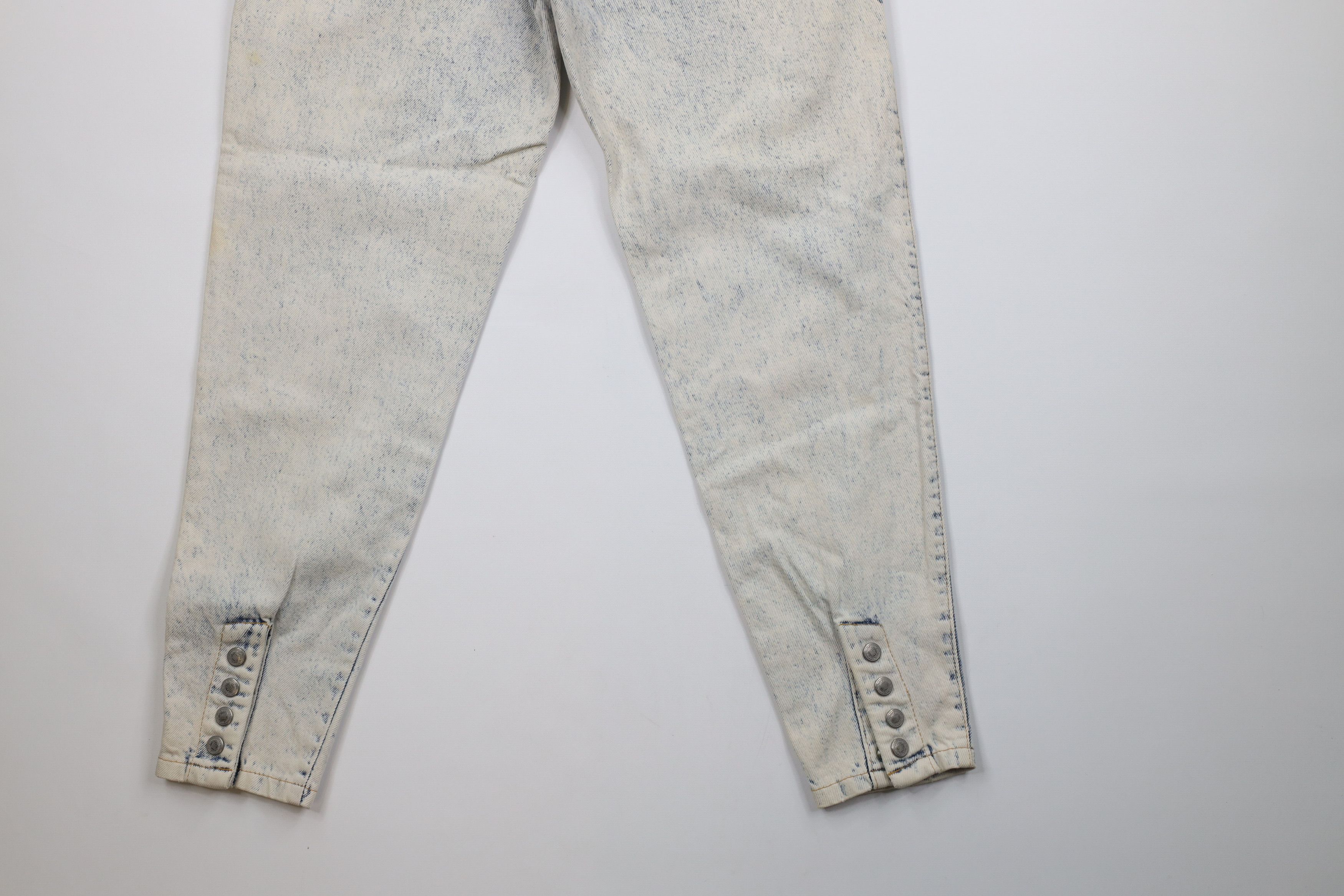 Vintage Vintage 90s IOU Streetwear Acid Wash Tapered Leg Denim Jeans Size 34" / US 12 / IT 48 - 11 Thumbnail
