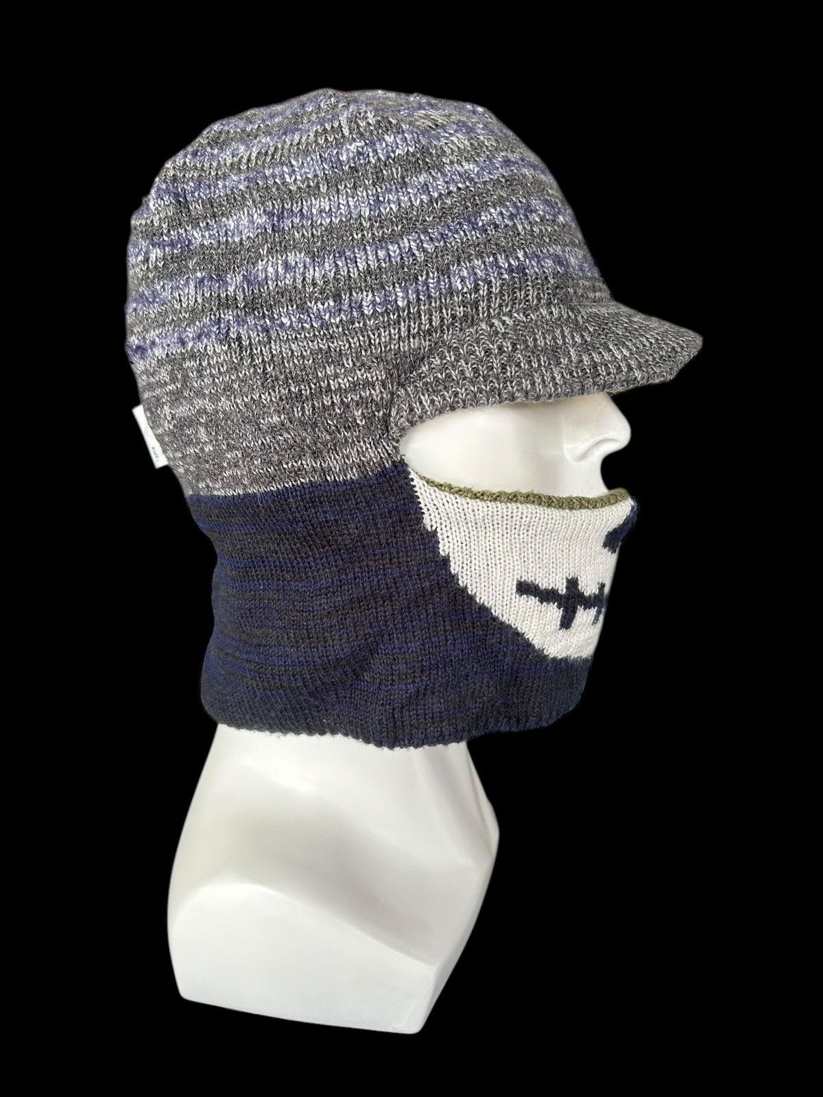 Japanese Brand × Kapital × Vintage Balaclava Masked Hats Phenix Rare Hats ☠️☠️ Size ONE SIZE - 6 Thumbnail
