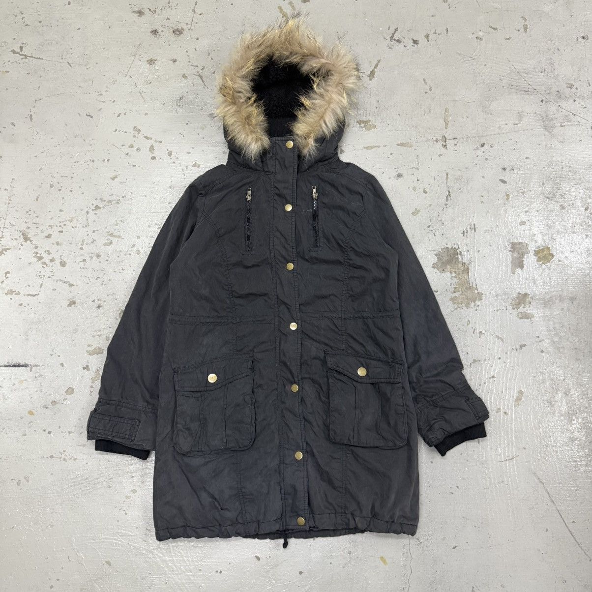 If Six Was Nine 2000s Colza - Vkei Style Fur Hoodie Parka Size US L / EU 52-54 / 3 - 1 Thumbnail