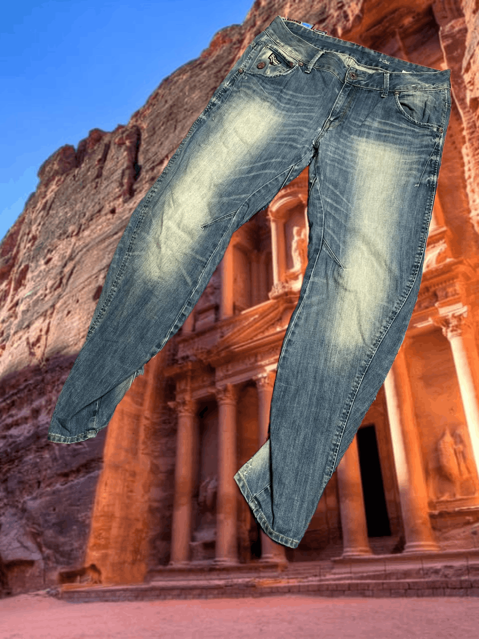 G-Star Denim pants blue vintage G-Star Raw jeans 3D Y2K Size US 30 / EU 46 - 1 Thumbnail