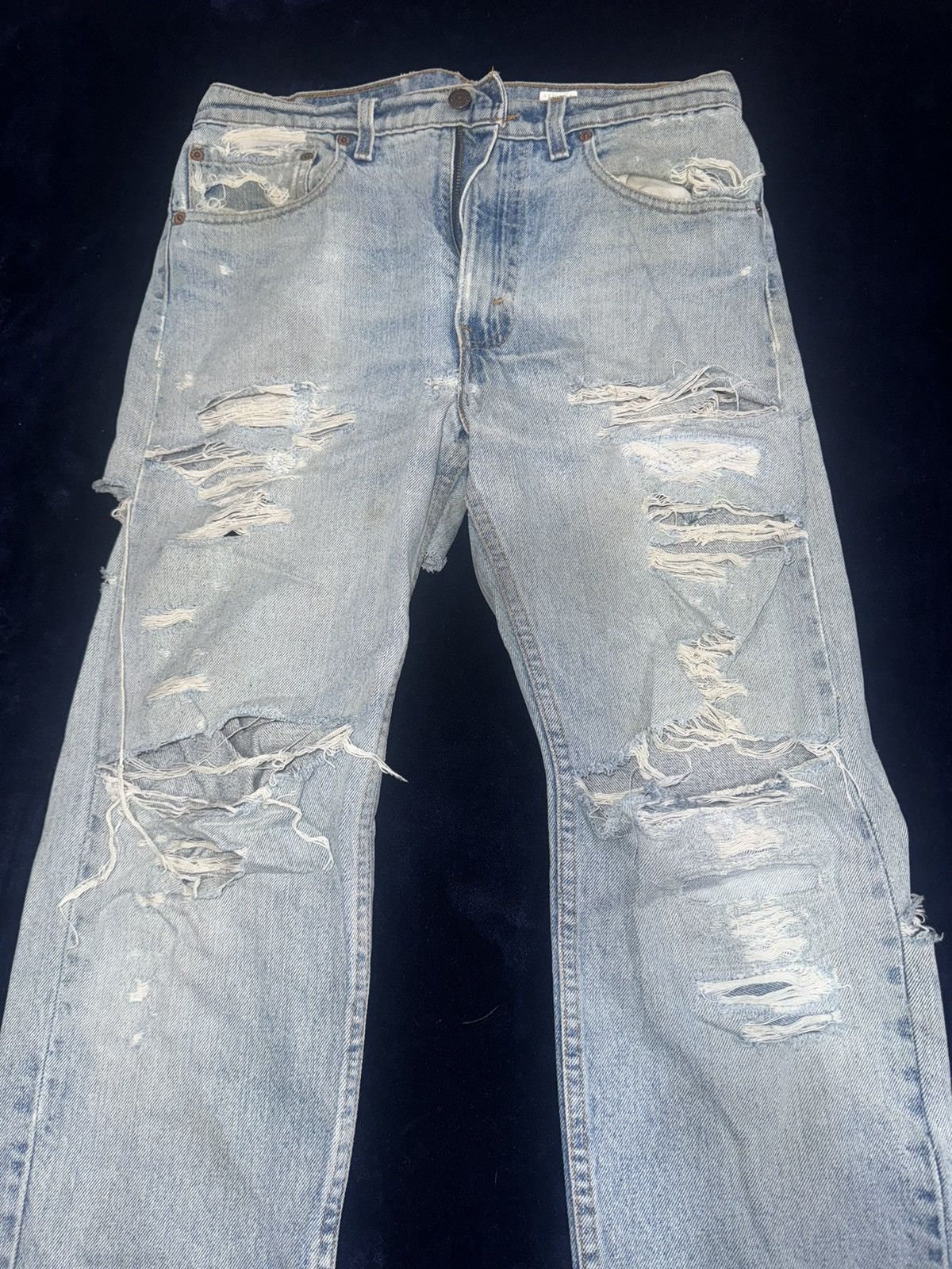 Levi's levis 505 straight leg and regular fit Size US 33 - 2 Thumbnail