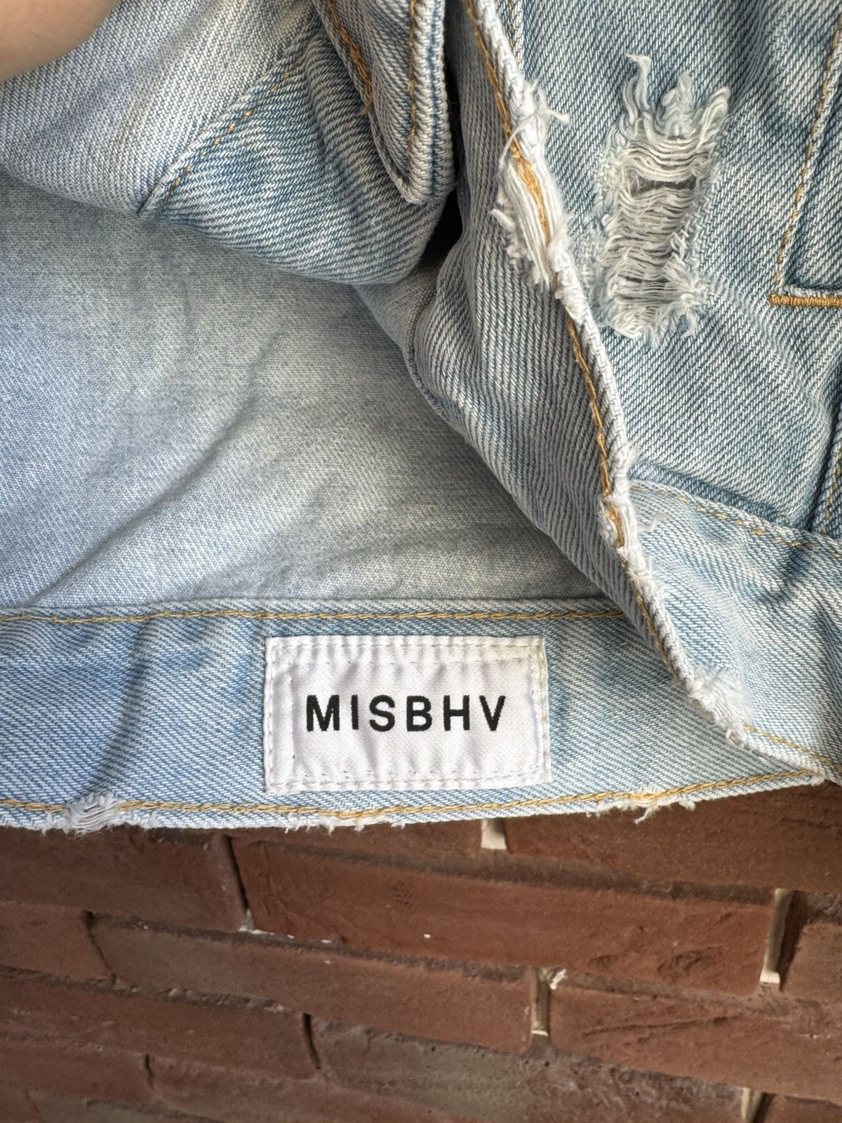 Misbhv Misbhv Denim Jacket Where Is My Mind Distressed Small Size US S / EU 44-46 / 1 - 8 Thumbnail