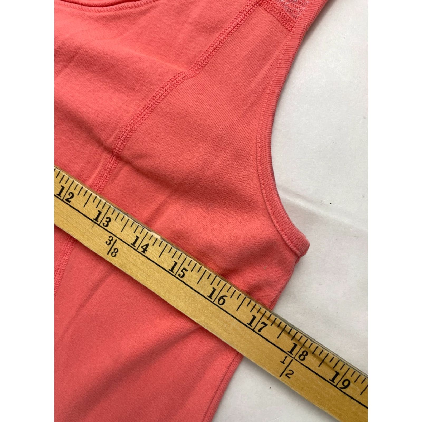 Vintage Three Dots Shorts Dress Women's L Salmon Solid Sleeveless Round Neck Casual Travel Mini Fit & Flare Pink 90s? Size 36" / US 14 / IT 50 - 5 Thumbnail
