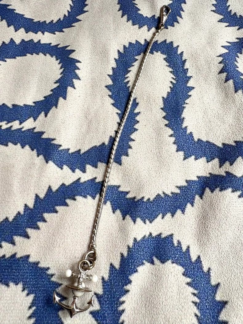 Vivienne Westwood Vivienne Westwood Vintage White Marble Orb Anchor Bracelet Size ONE SIZE - 7 Thumbnail
