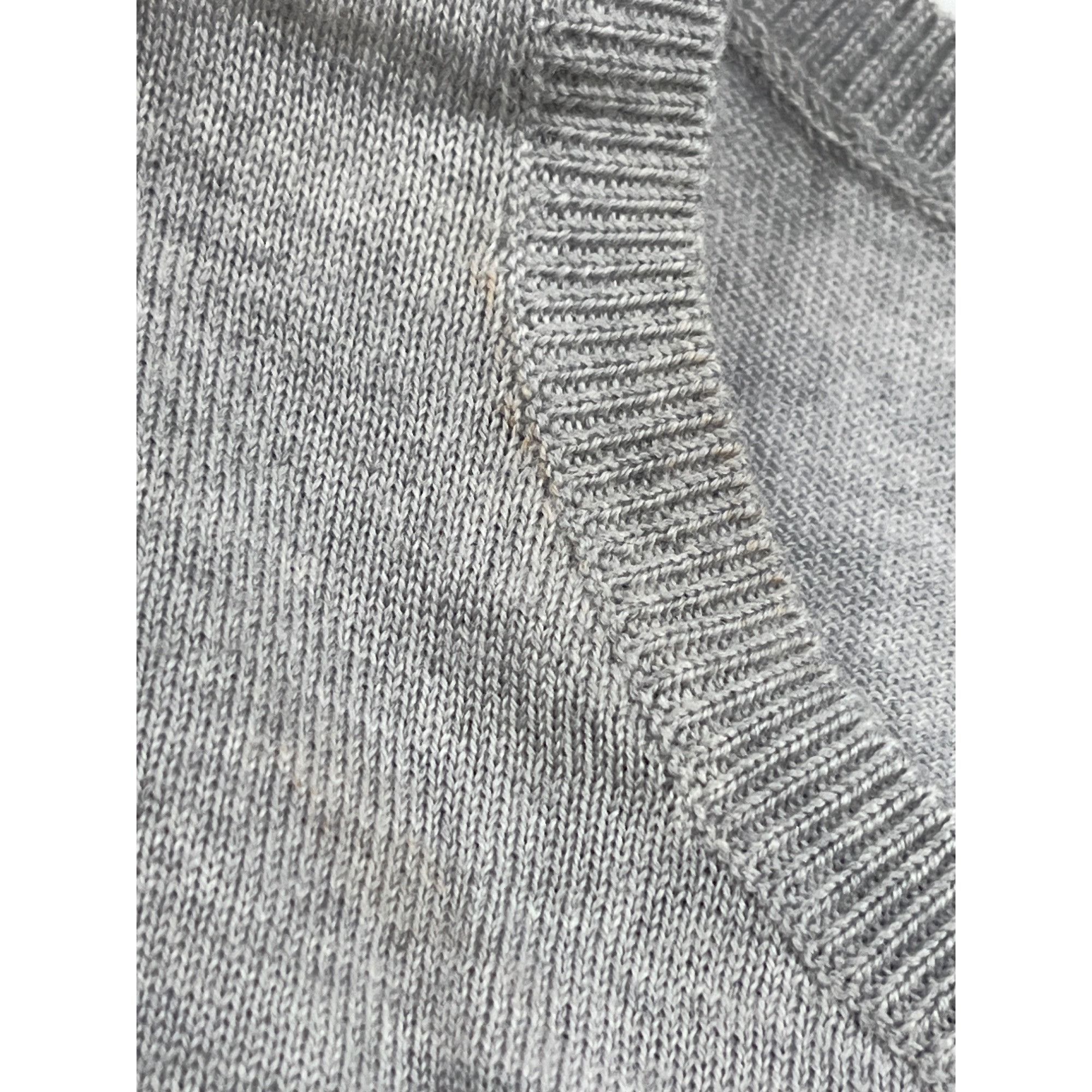 Lord & Taylor Lord & Taylor SKU 7700 Womens Gray Crew Neck Sweater Size L Size L / US 10 / IT 46 - 13 Thumbnail