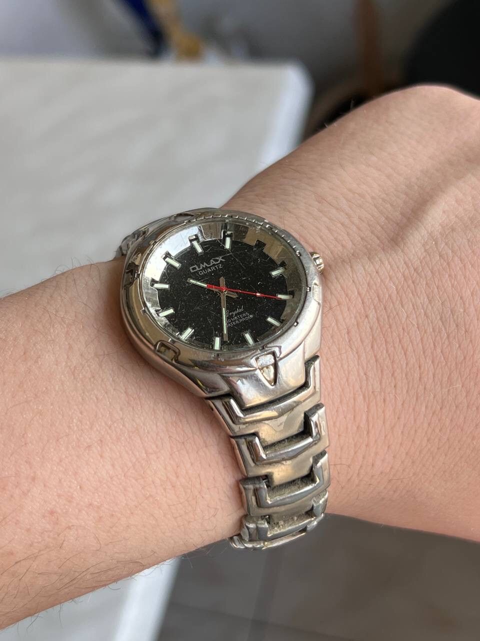 Japanese Brand × Vintage Omax vintage Chunky watch futuristic bracelet Watches Japan Size ONE SIZE - 8 Thumbnail