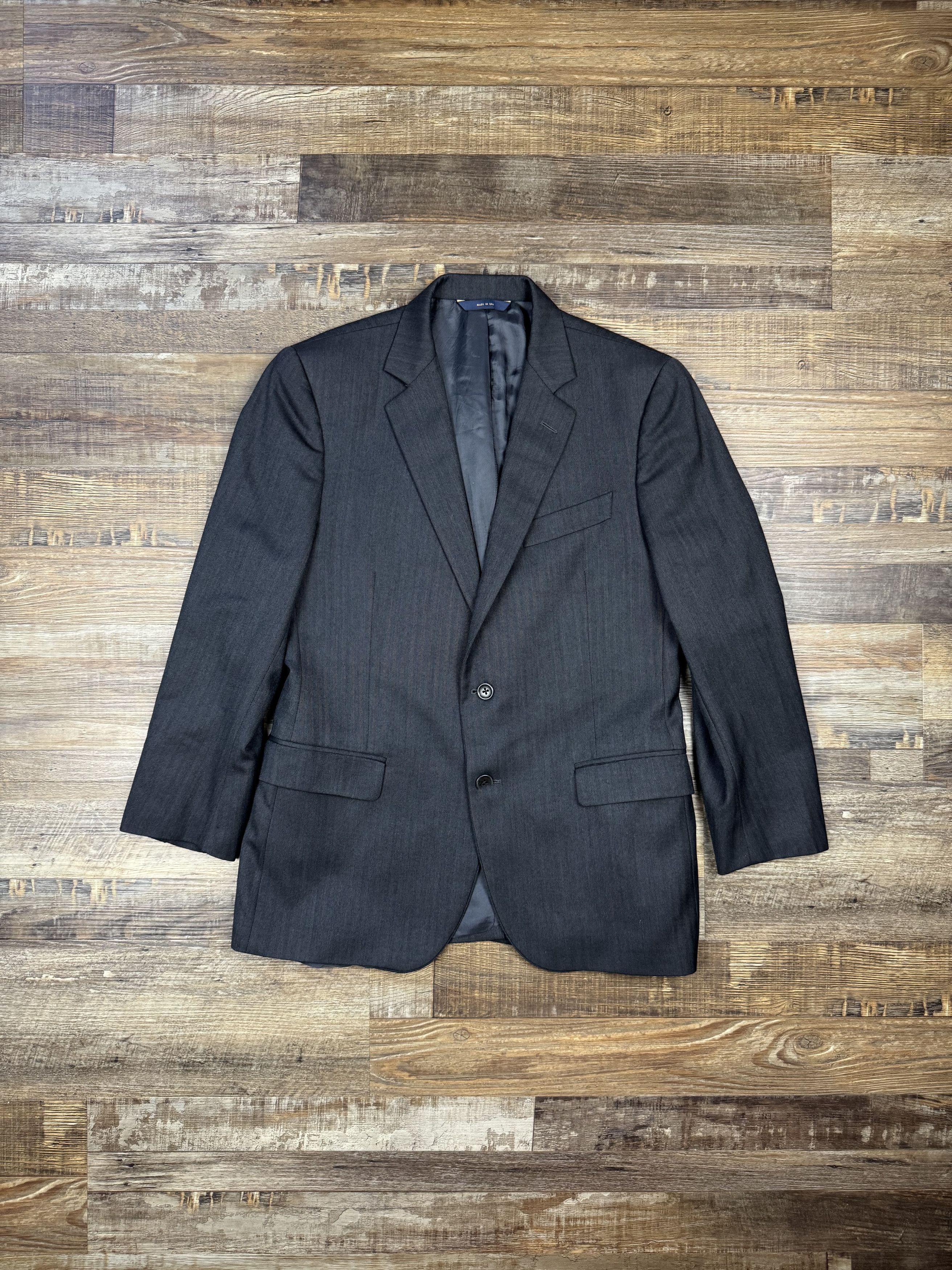 Brooks Brothers Brooks Brothers 1818 Blazer Stripe Saxxon Fitzgerald Coat Size 40S - 1 Thumbnail