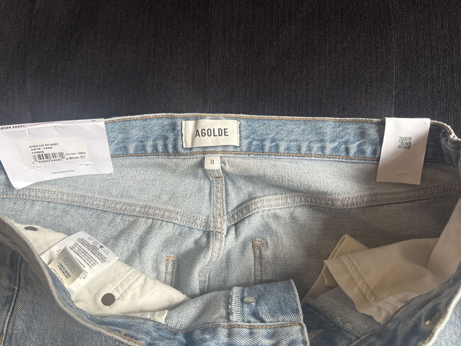 Agolde Agolde Anson Shorts Sz 31 Size US 31 - 4 Thumbnail