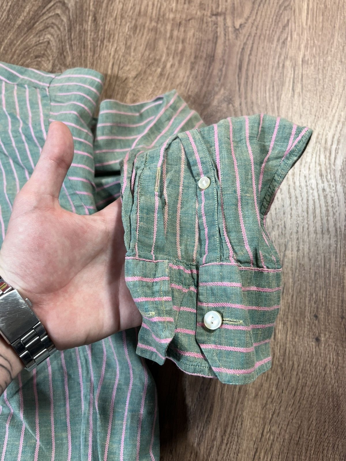 Eton Eton Linen Shirt Size US XL / EU 56 / 4 - 6 Thumbnail