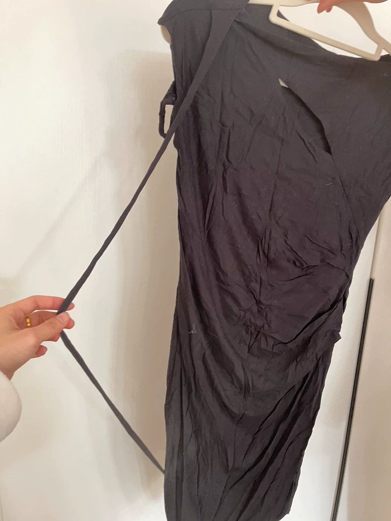 Helmut Lang HELMUT LANG Black structured conjoined skirt Size XS / US 0-2 / IT 36-38 - 4 Thumbnail
