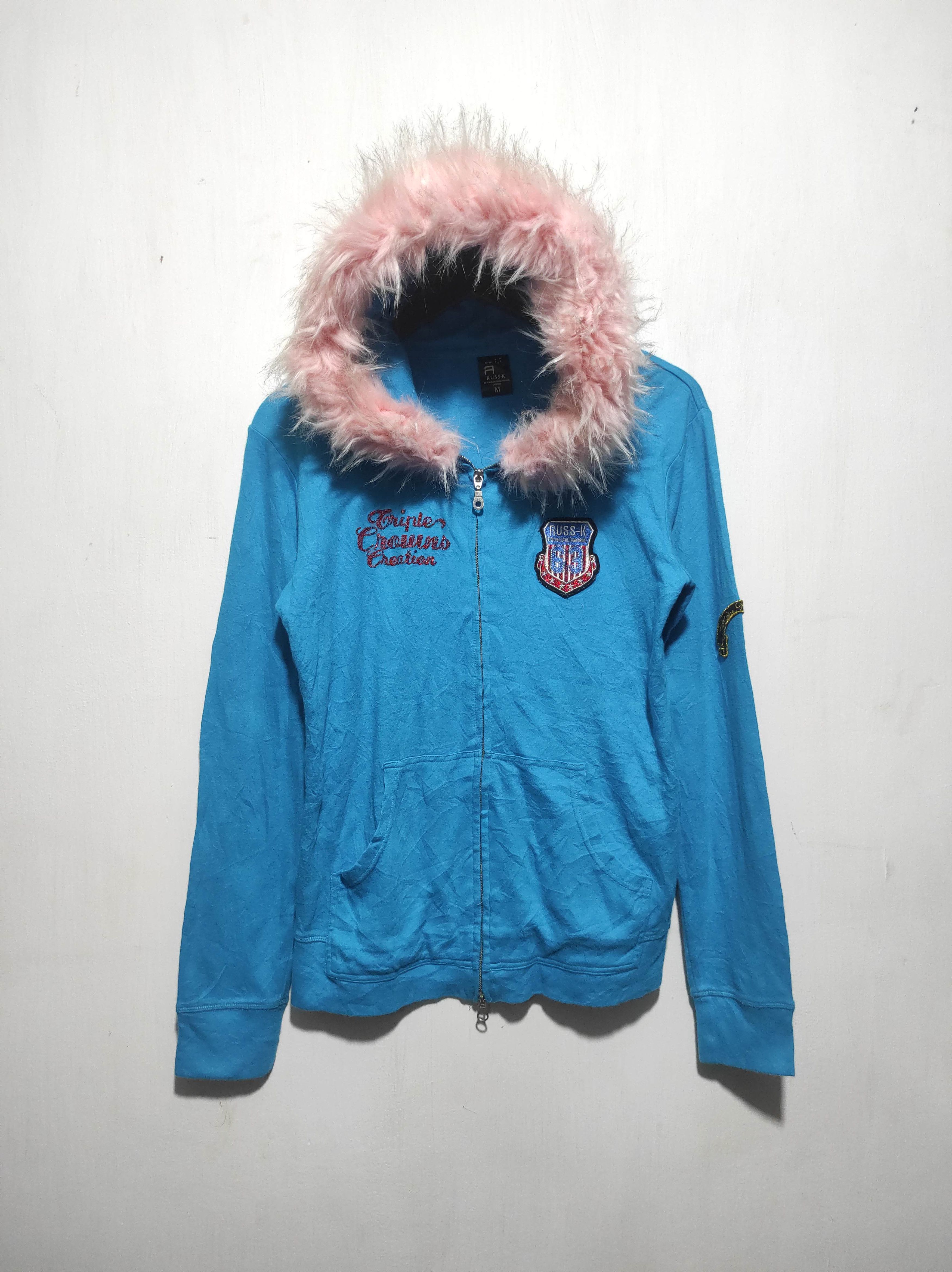 Hysteric Glamour Russ-K Zip Fur Hoodie IfSixWasNine LGB style Size M / US 6-8 / IT 42-44 - 2 Thumbnail