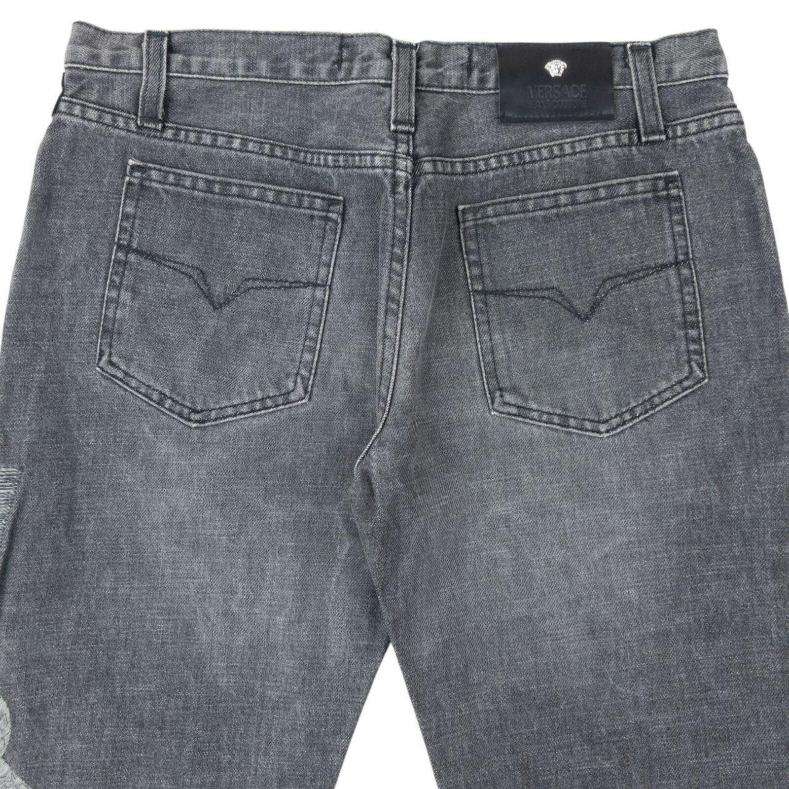 Versace Vintage 2000s Versace Jeans Couture Denim Jeans Size W29 Size 29" - 4 Thumbnail