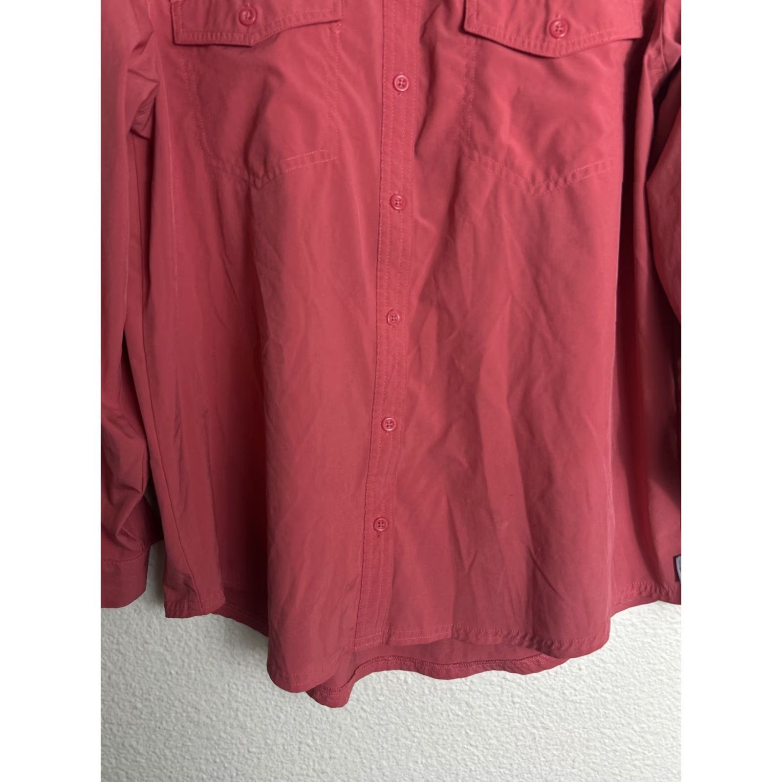 Eddie Bauer VINTAGE Eddie Bauer Women's Departure 2.0 Long-Sleeve Shirt Pink Large Women’s Shirt Button-Up Women Womens Large Pink Shirt 1586163 Size L / US 10 / IT 46 - 5 Thumbnail
