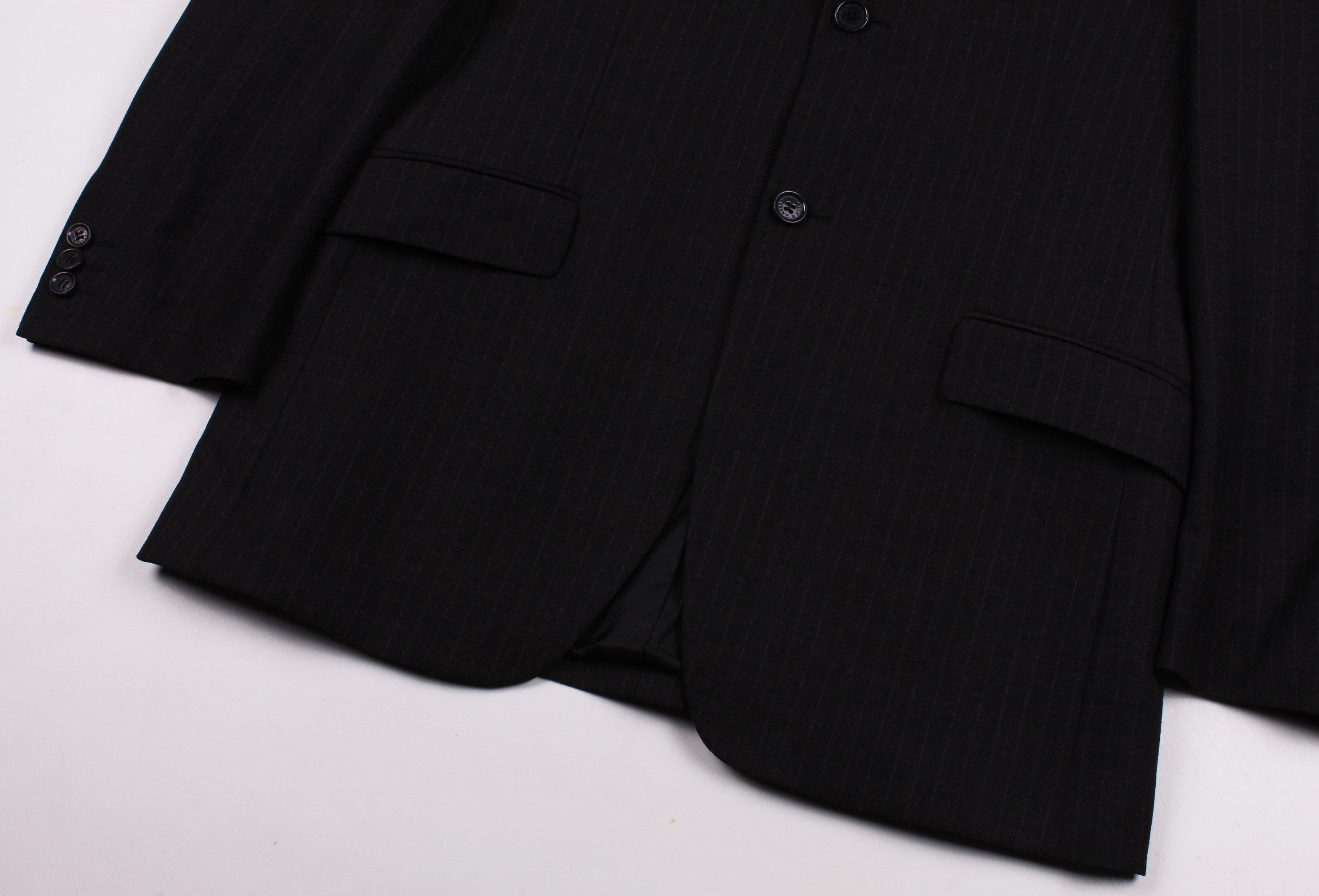 Dolce & Gabbana Dolce & Gabbana Striped Wool Blend 2 Buttons Blazer Size 48R - 3 Thumbnail