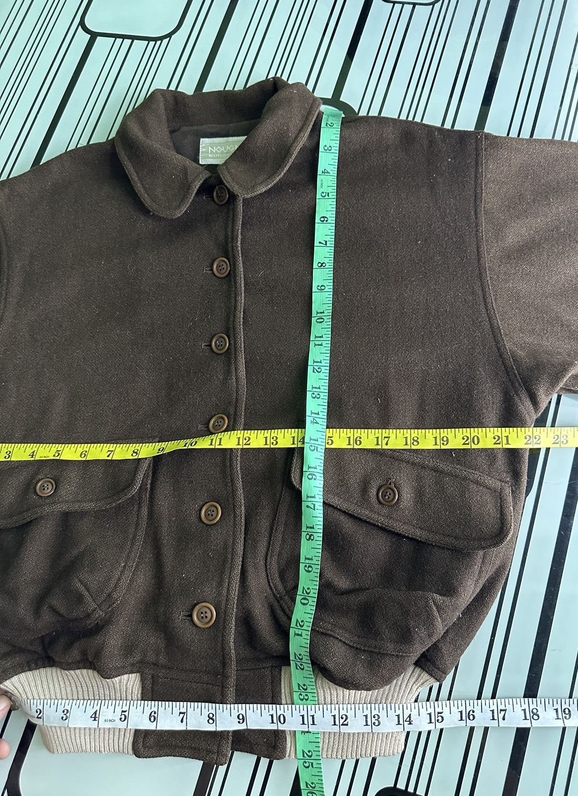 Vintage Vintage 90’s Nougat Sugar Co. LTD Varsity Wool Jacket Size US M / EU 48-50 / 2 - 19 Thumbnail