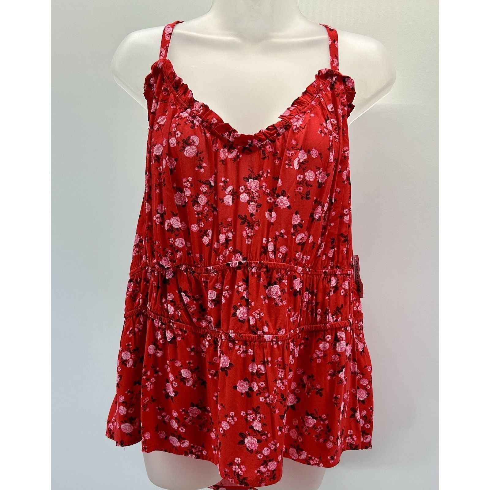 Old Navy Old Navy New W Tags Tank Top Womens 3XL Thin Strap Red Size 3XL / US 20-22 - 1 Thumbnail
