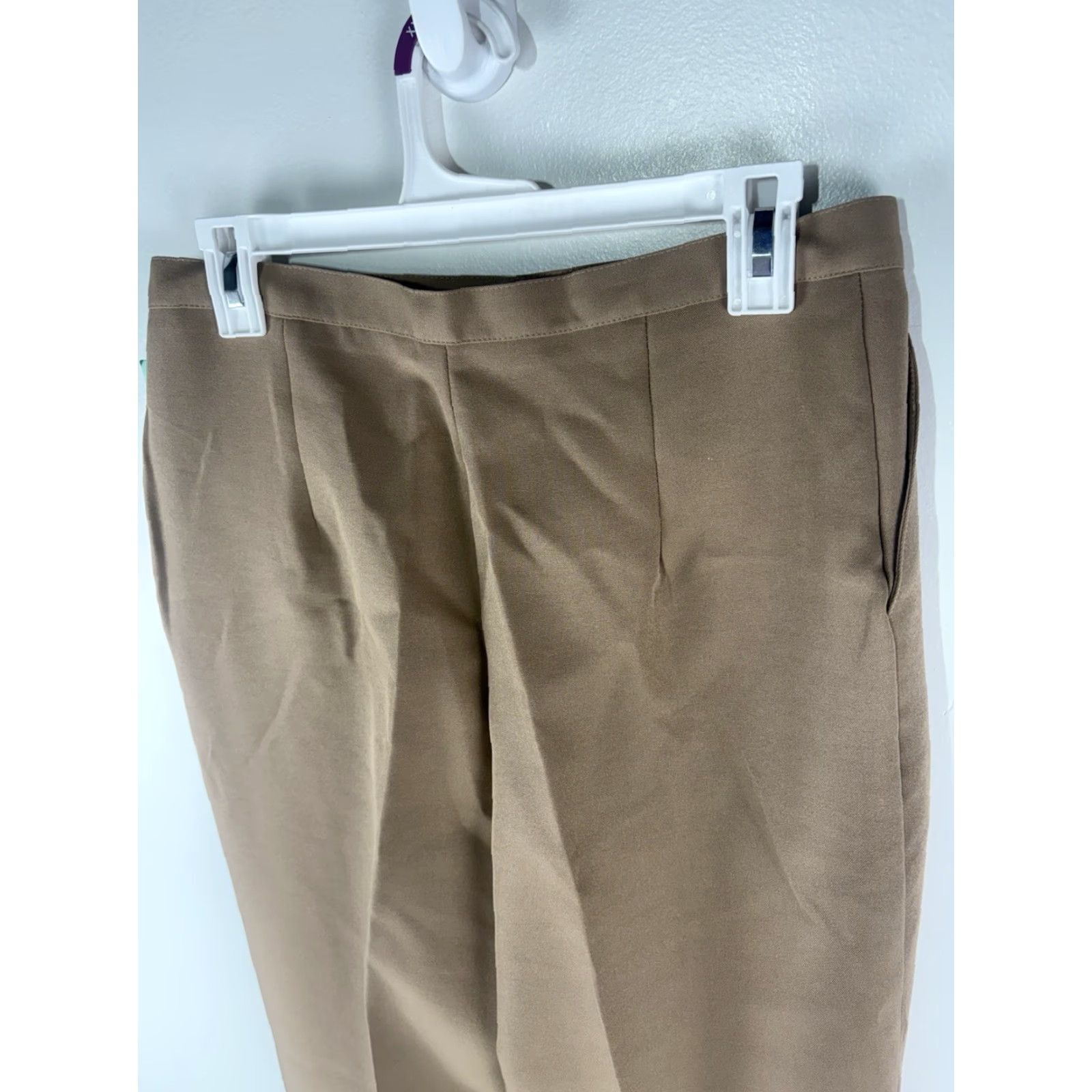 Vintage Vintage Nikki Beige Hi-Rise Pleated Dress Pants Womens Size 13/14 New USA Size 34" / US 12 / IT 48 - 5 Thumbnail