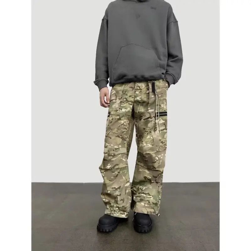 Japanese Brand Retro loose high street camouflage jeans Size US 32 / EU 48 - 4 Thumbnail