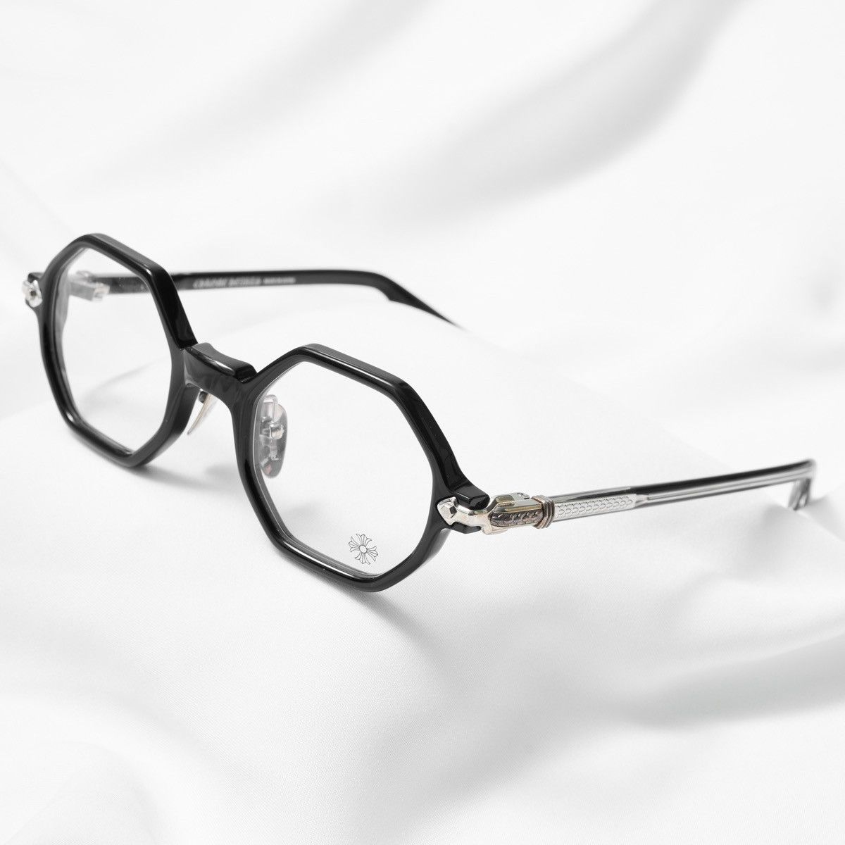 Chrome Hearts CHROME HEARTS CLITCO-A BLACK GLASSES Size ONE SIZE - 2 Thumbnail
