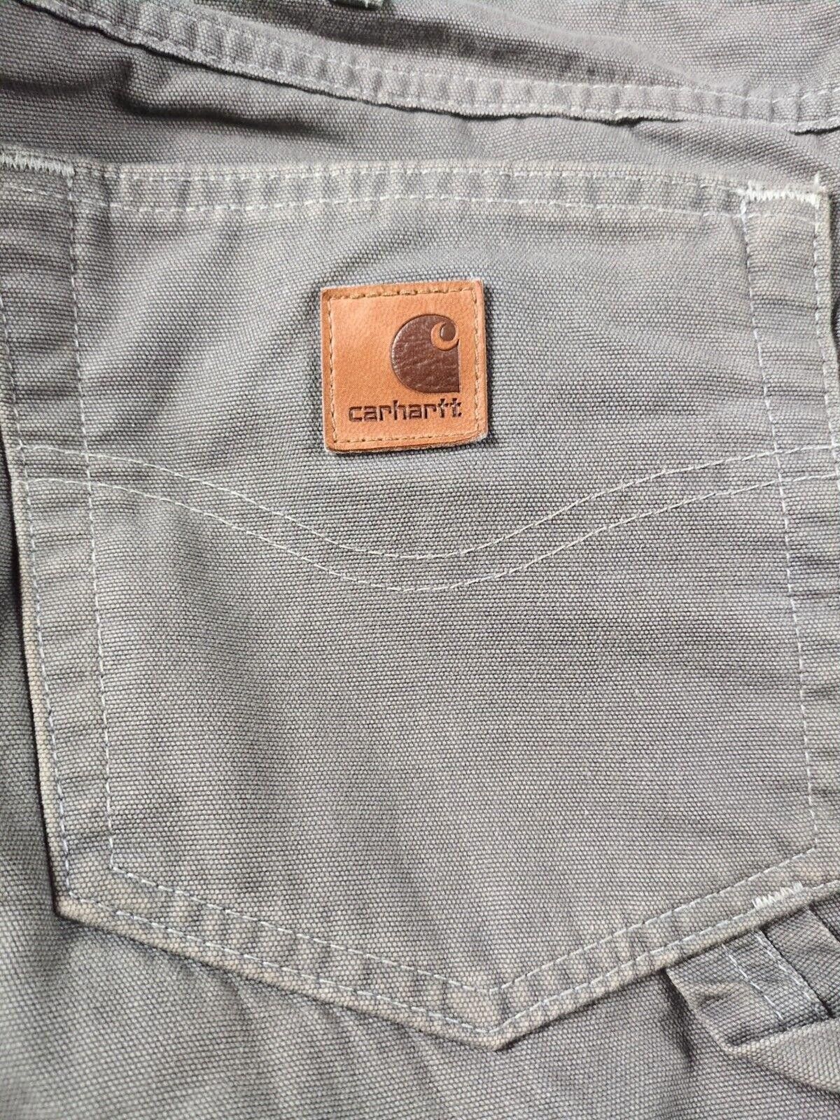 Carhartt Carhartt Carpenter Pants Men 34x32 Loose Fit Gray Canvas Size US 34 / EU 50 - 8 Thumbnail