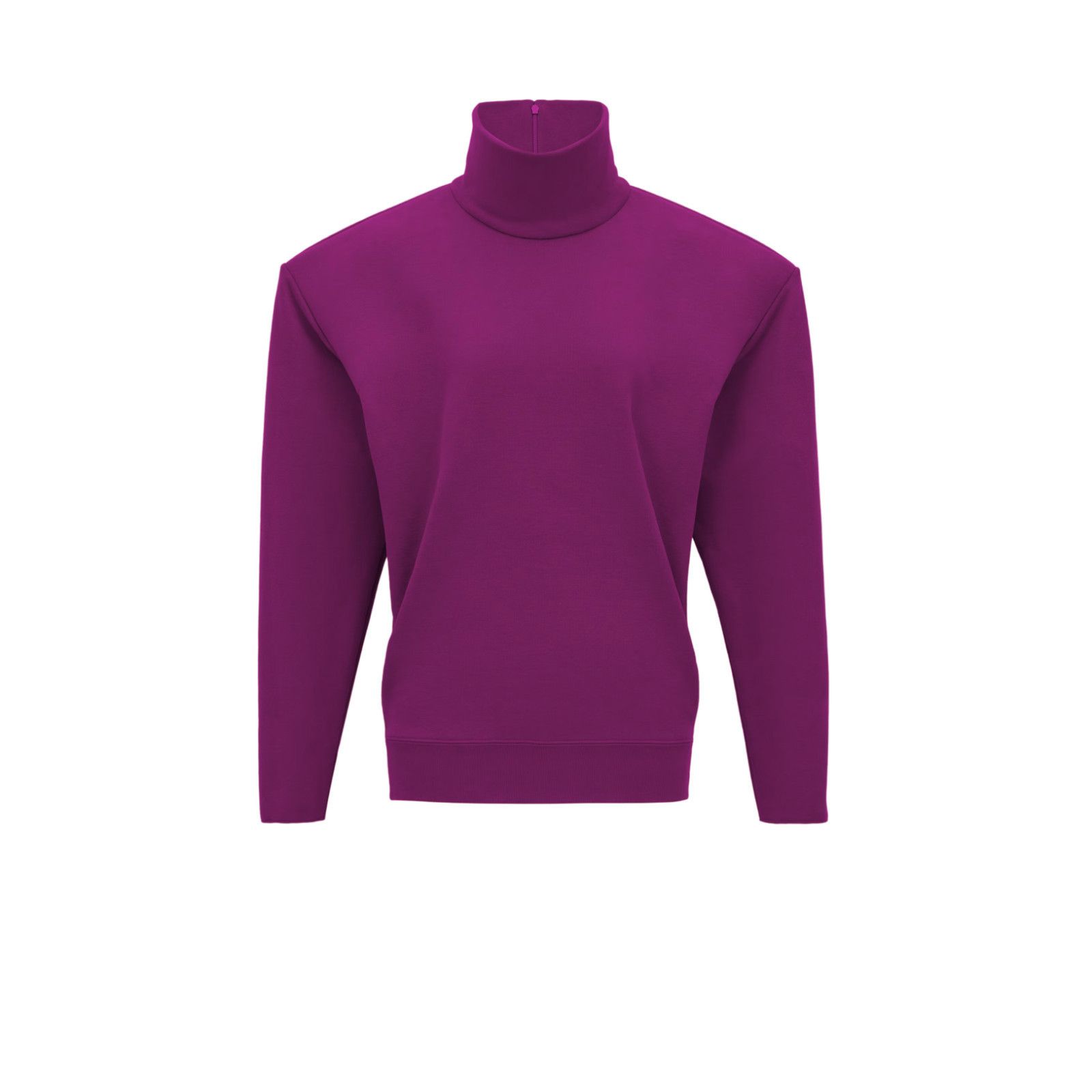 SAINT LAURENT $1950 Violet Boxy Sweatshirt New & Authentic (