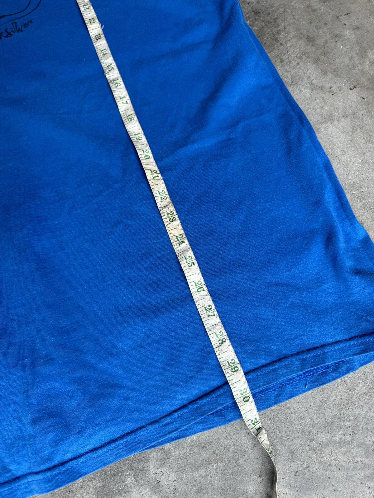 Quicksilver Y2K Quiksilver Abstract Wave Blue Graphic Tee XL Size US XL / EU 56 / 4 - 6 Thumbnail