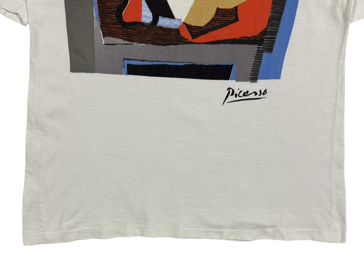 Art Comes First Vtg🔥80’s Pablo Picasso Pop Art Tee Size US M / EU 48-50 / 2 - 4 Thumbnail
