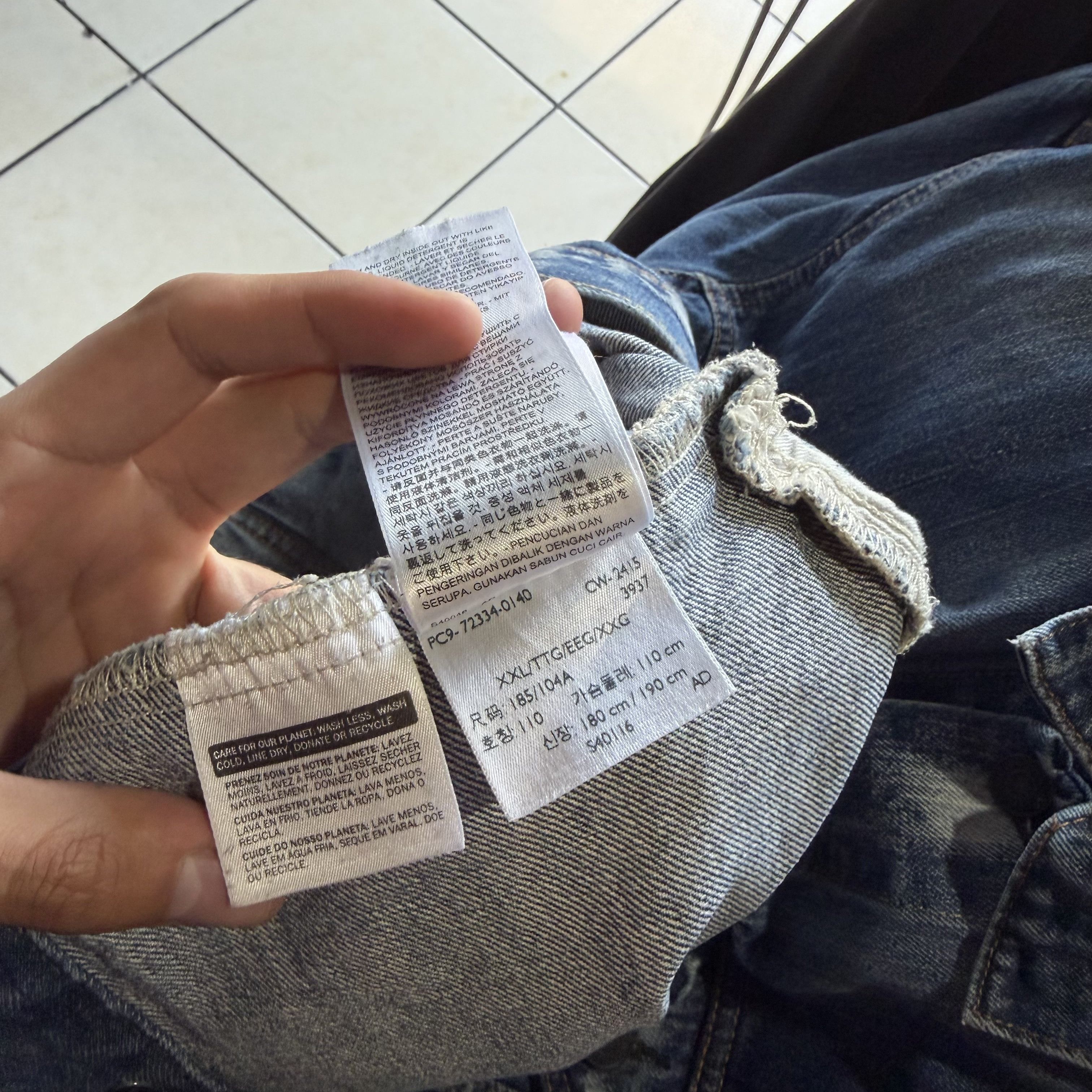Levi's Levis Trucker Jacket Medium Wash Denim 72334-0140 Cotton Size US XXL / EU 58 / 5 - 10 Thumbnail