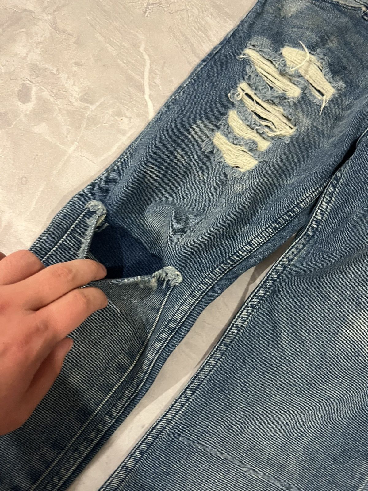Japanese Brand Multi-pocket Distressed Archive / Vintage Slim Fit Glamour Size US 32 / EU 48 - 4 Thumbnail